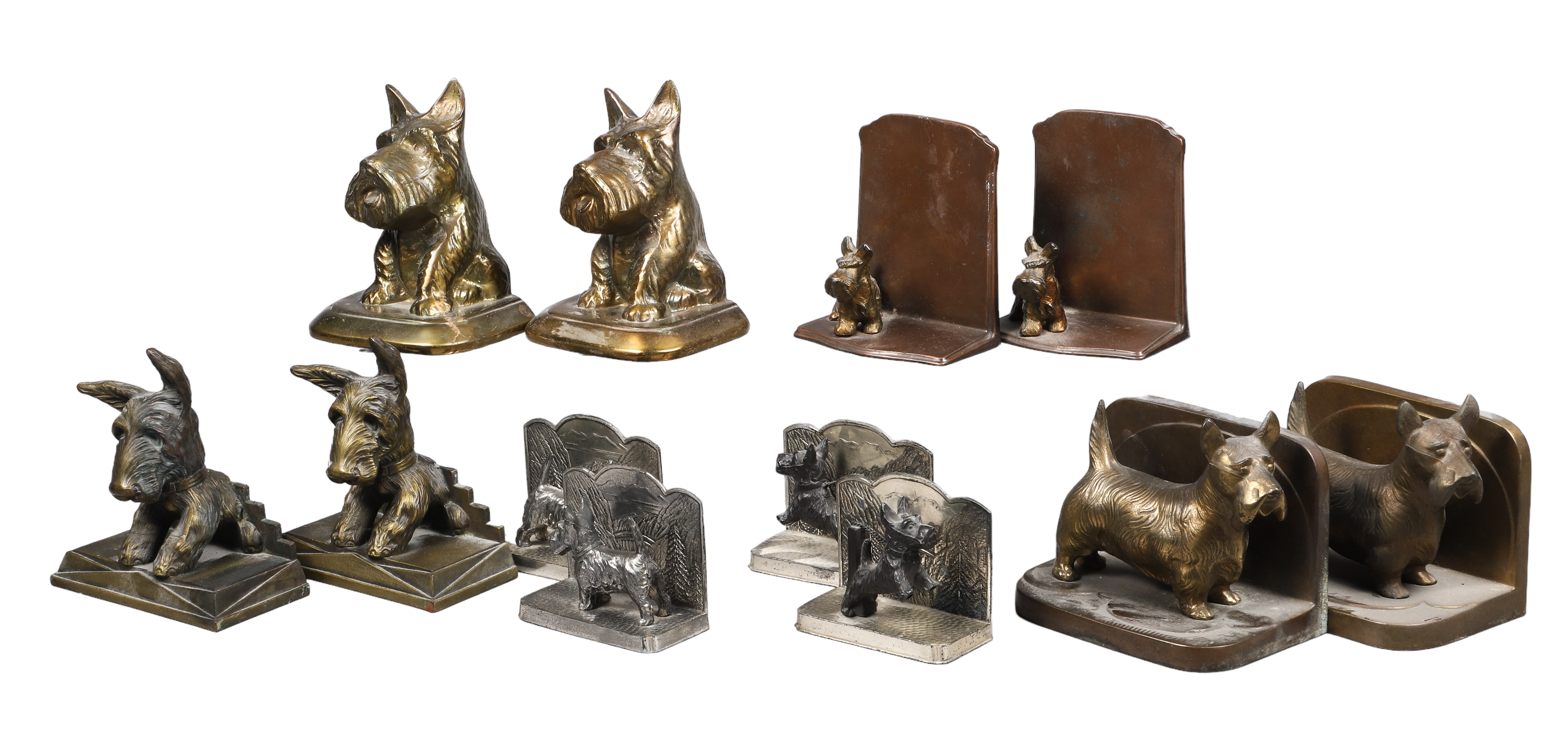  6 Pair Scottish Terrier Scotty  2e1530