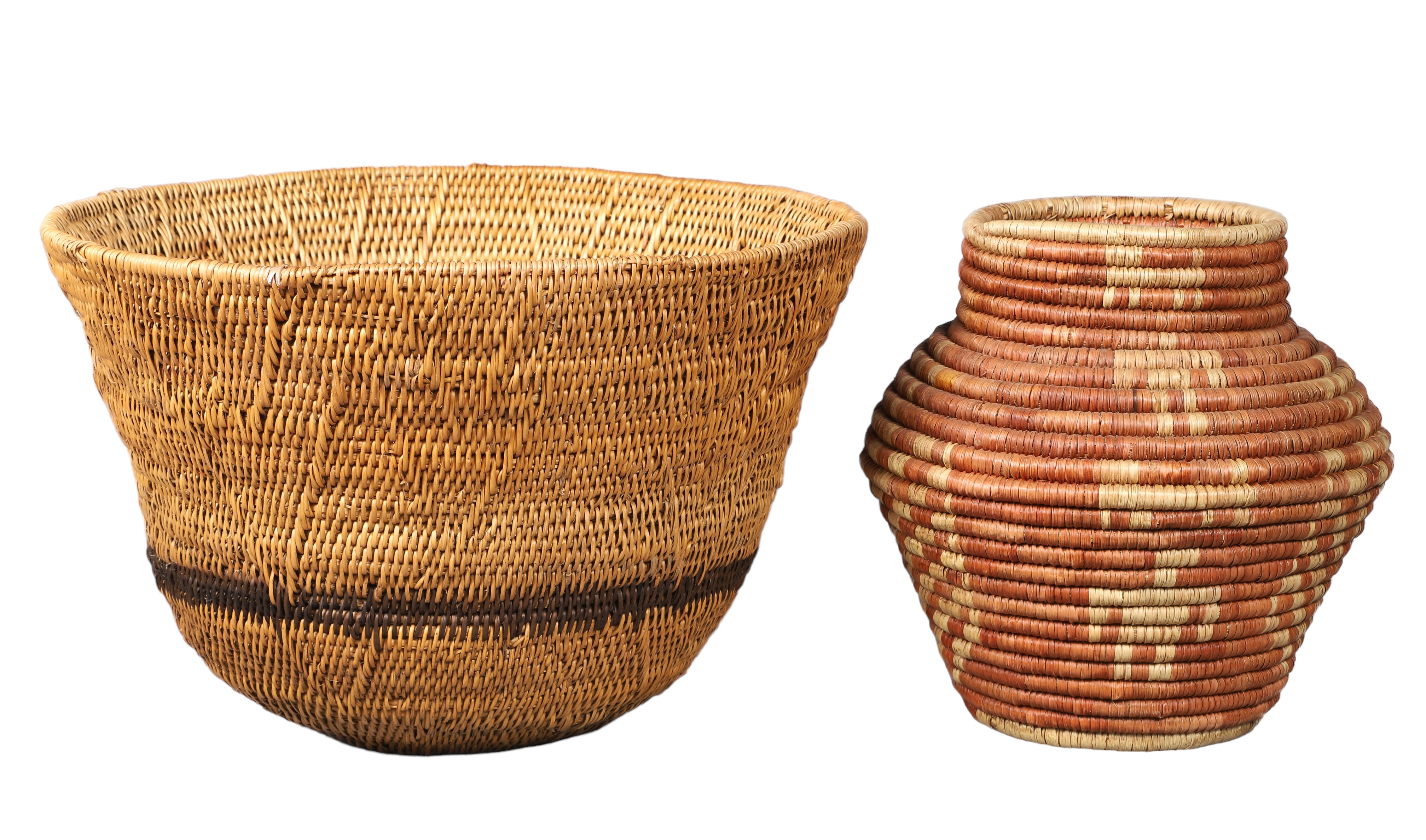 (2) Baskets, c/o Native American