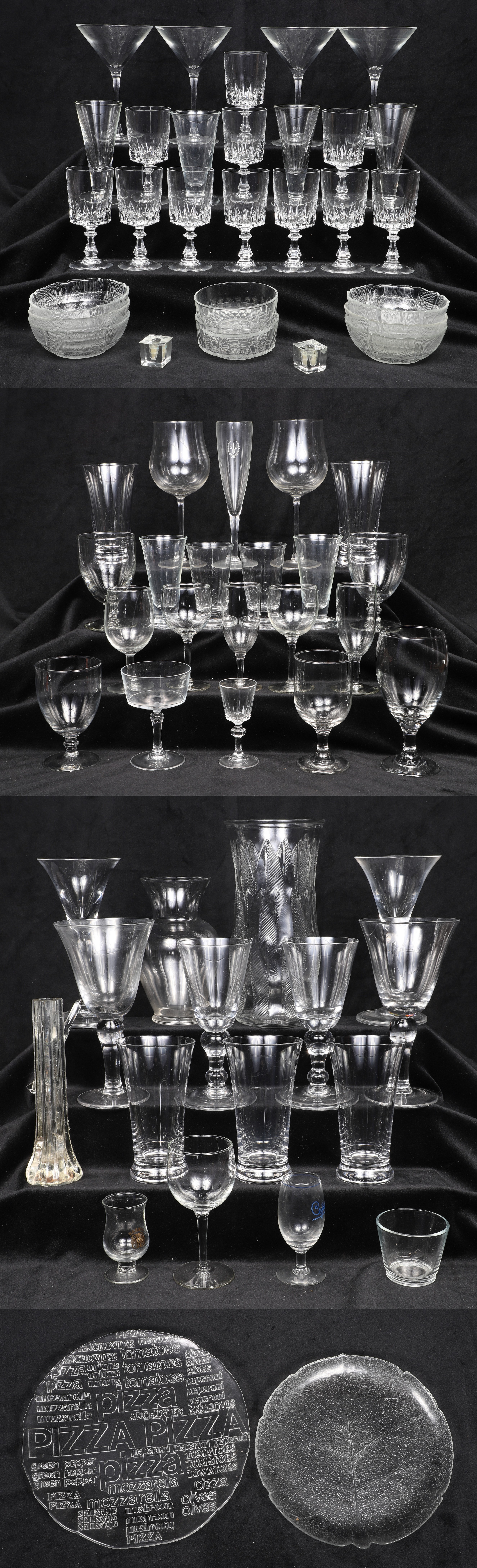  60 Pcs clear glassware including 2e15d8