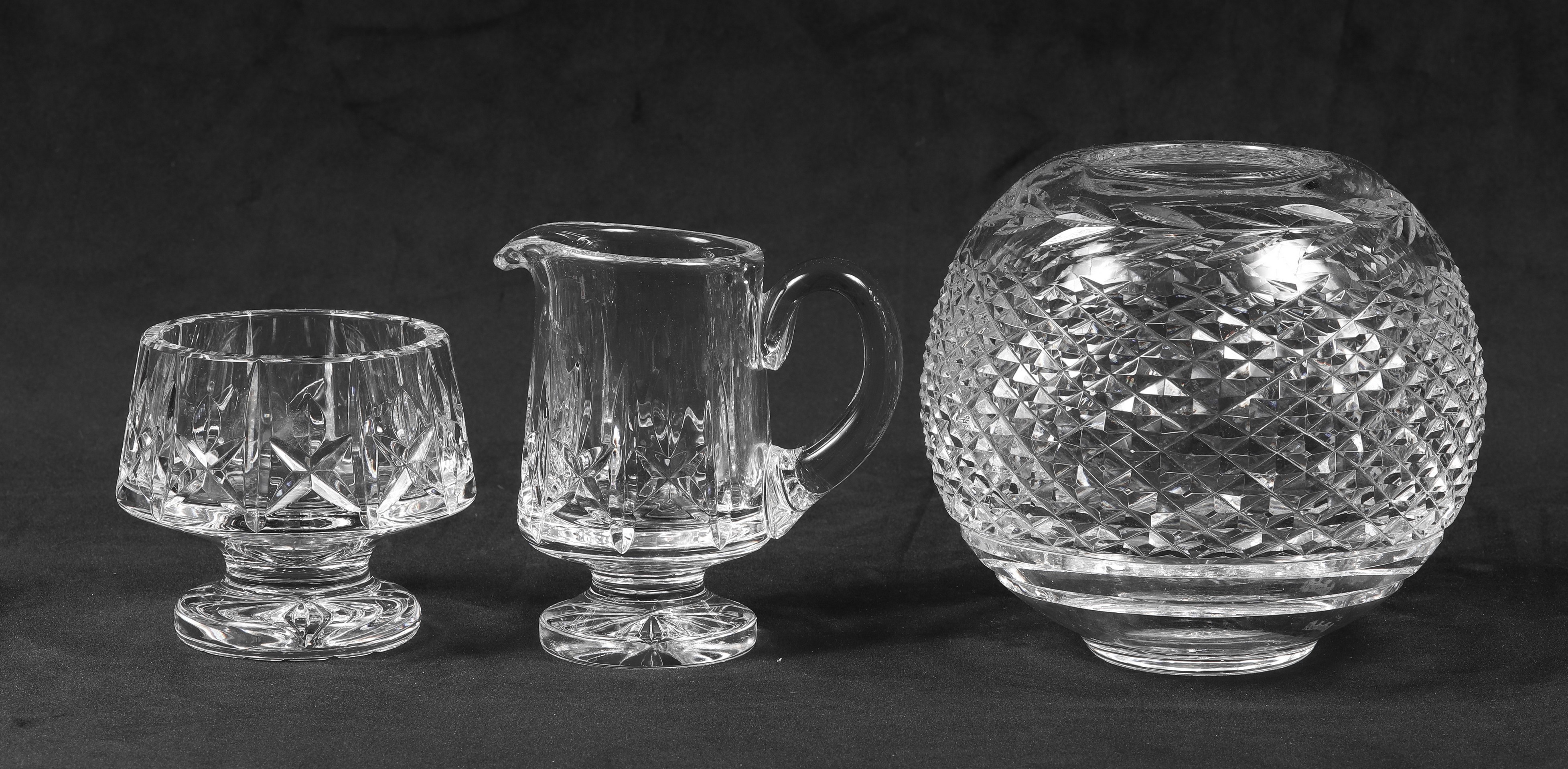 (3) Pcs Waterford crystal, c/o