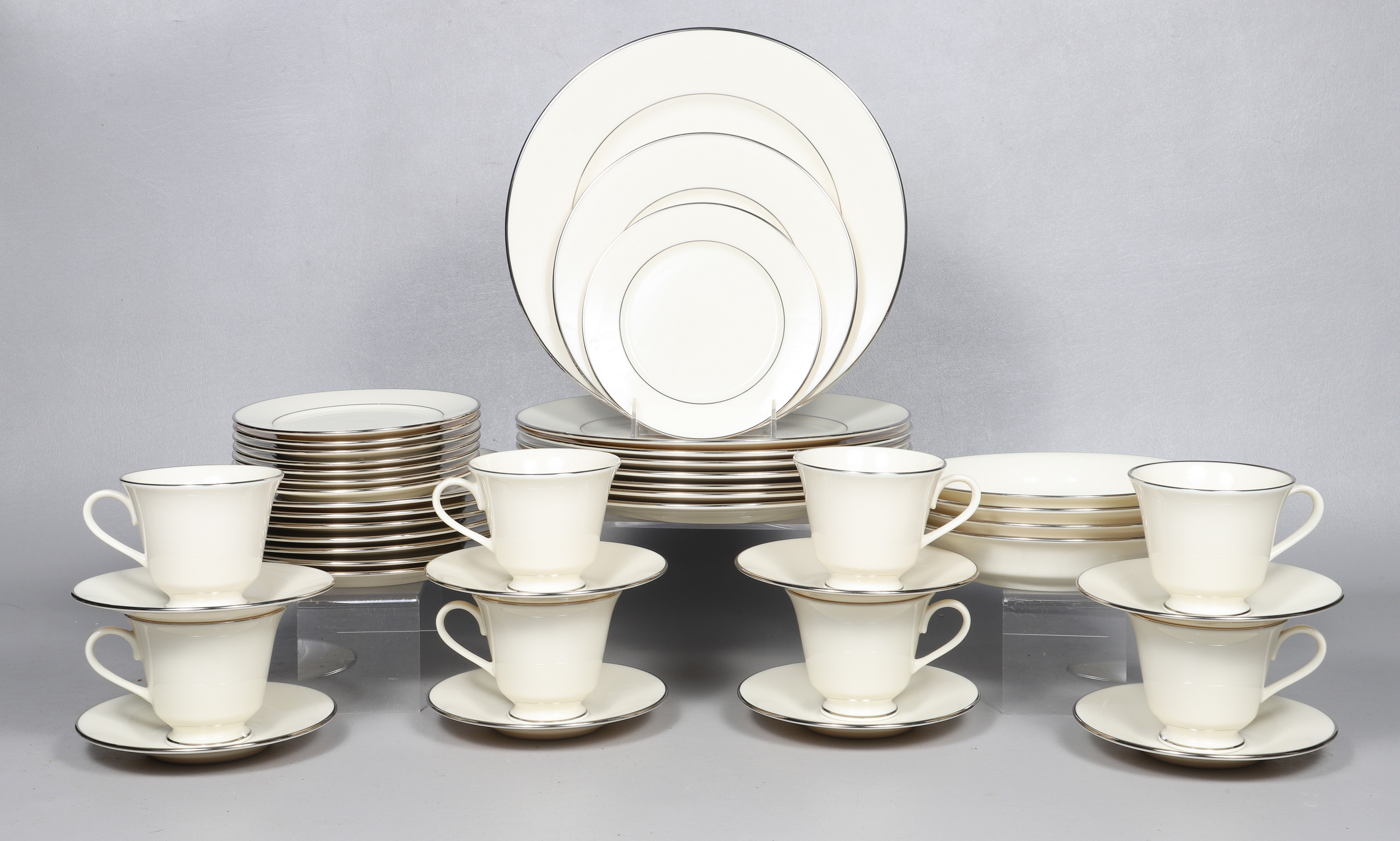 (44) Pcs Lenox porcelain dinnerware,