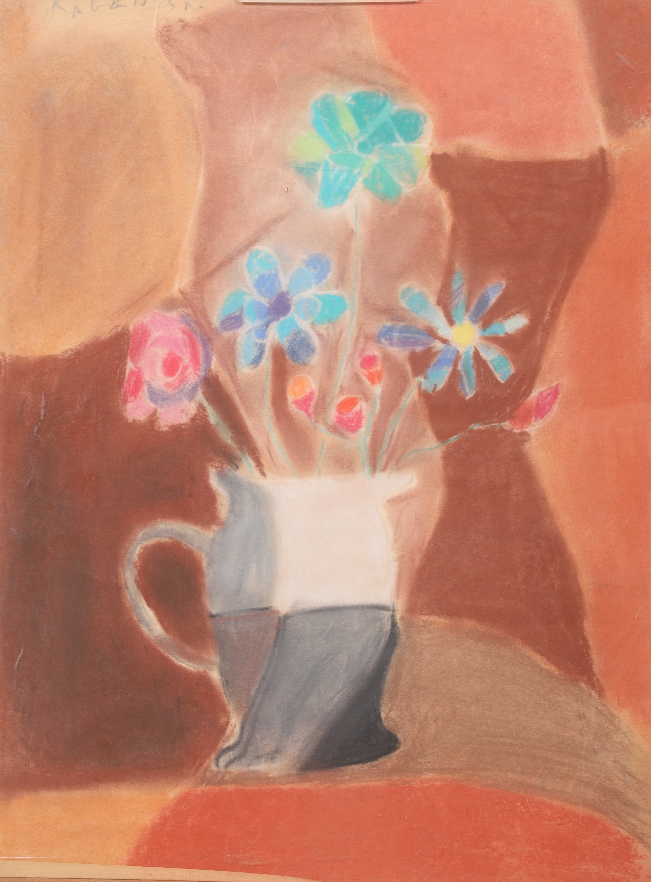 Still Life signed Kagan, pastel