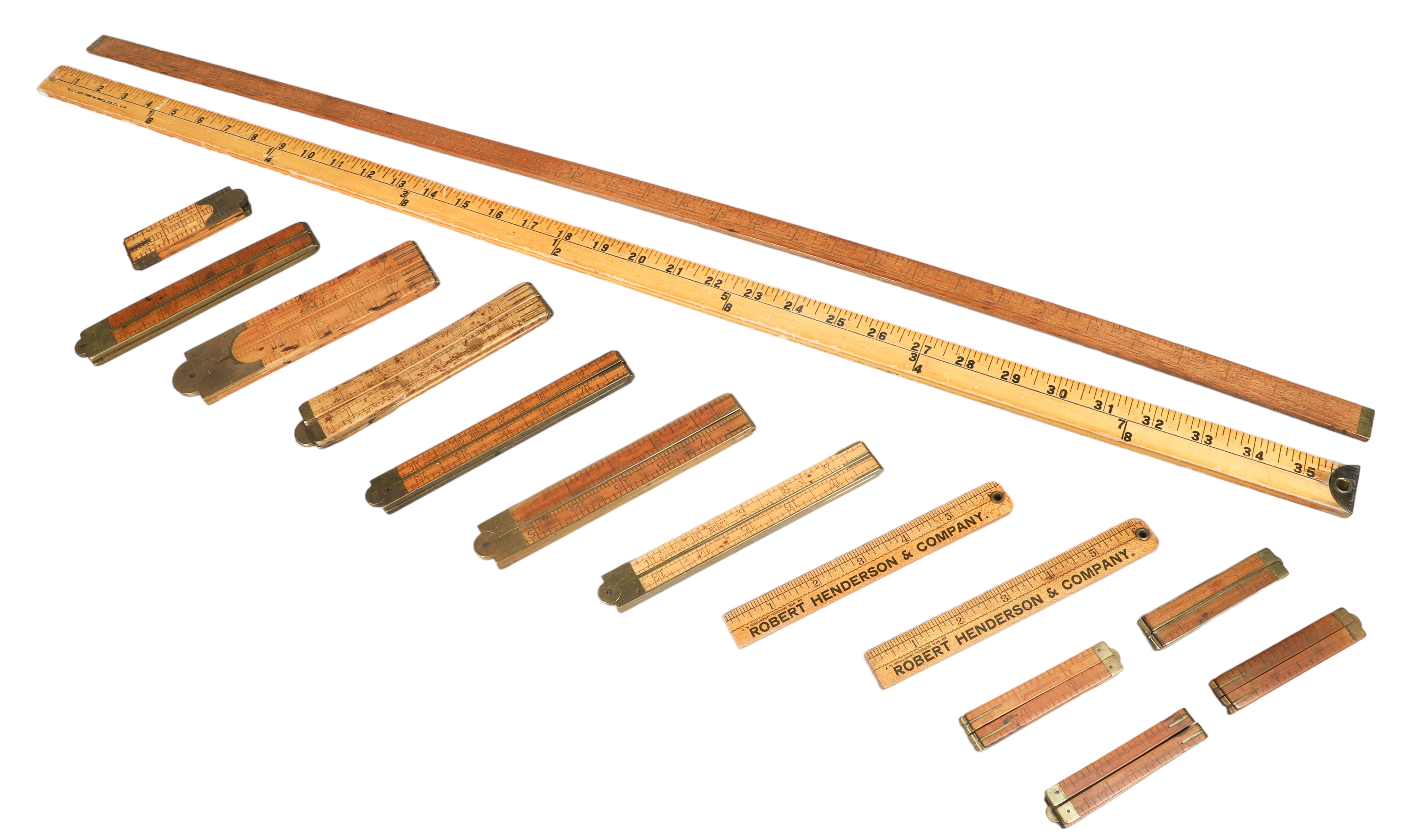 (17) Measuring sticks, c/o (11)