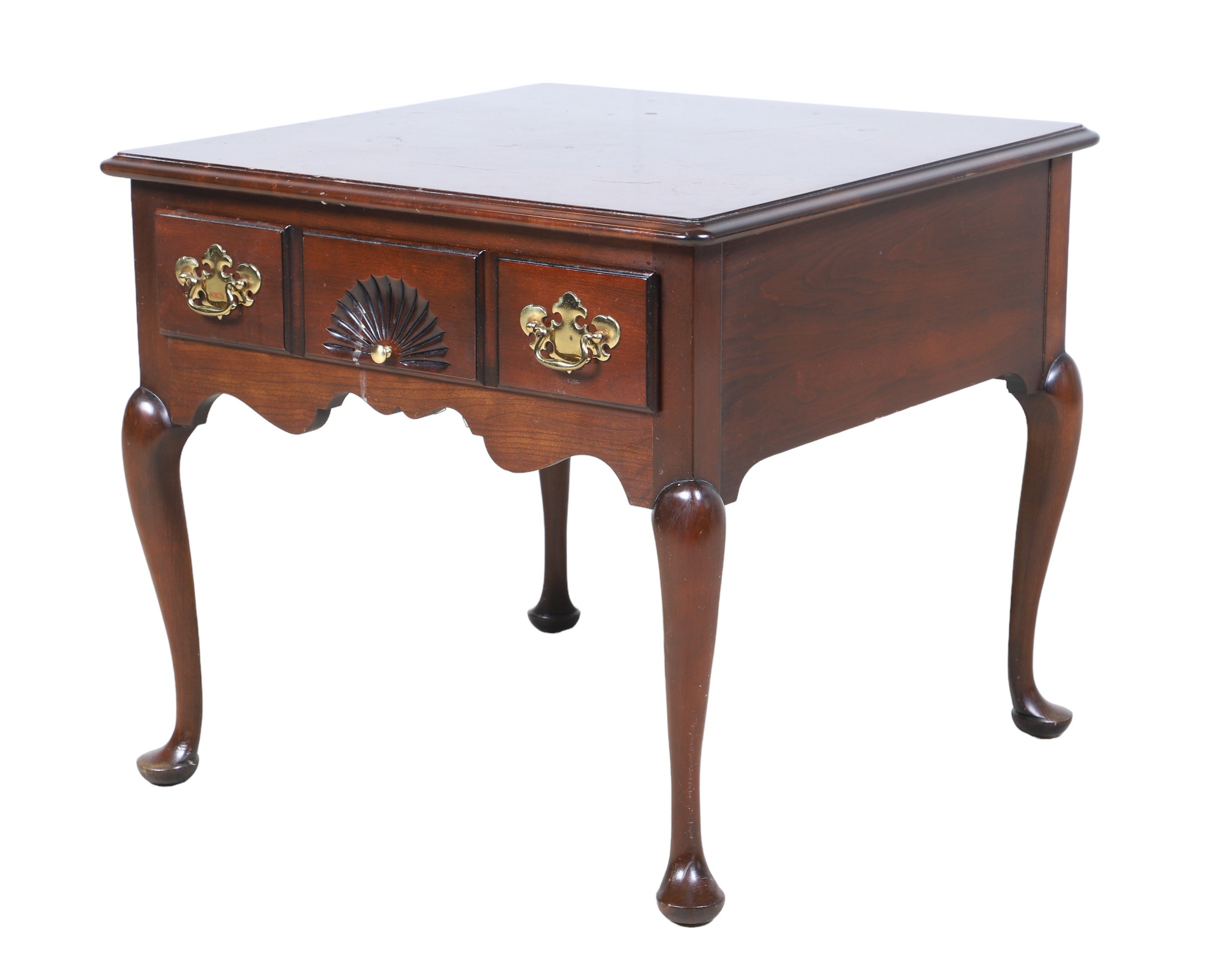 Statton Queen Anne style mahogany side