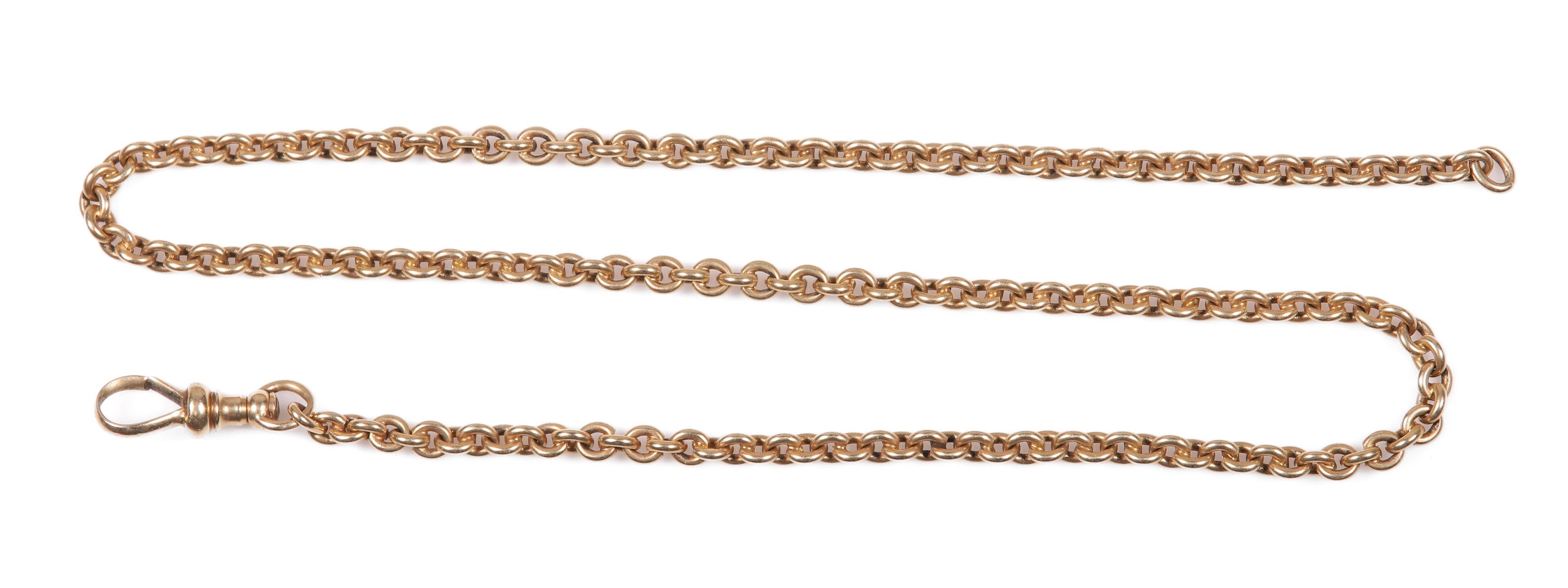 14K Yellow gold watch chain 16 1 4 L  2e16e8