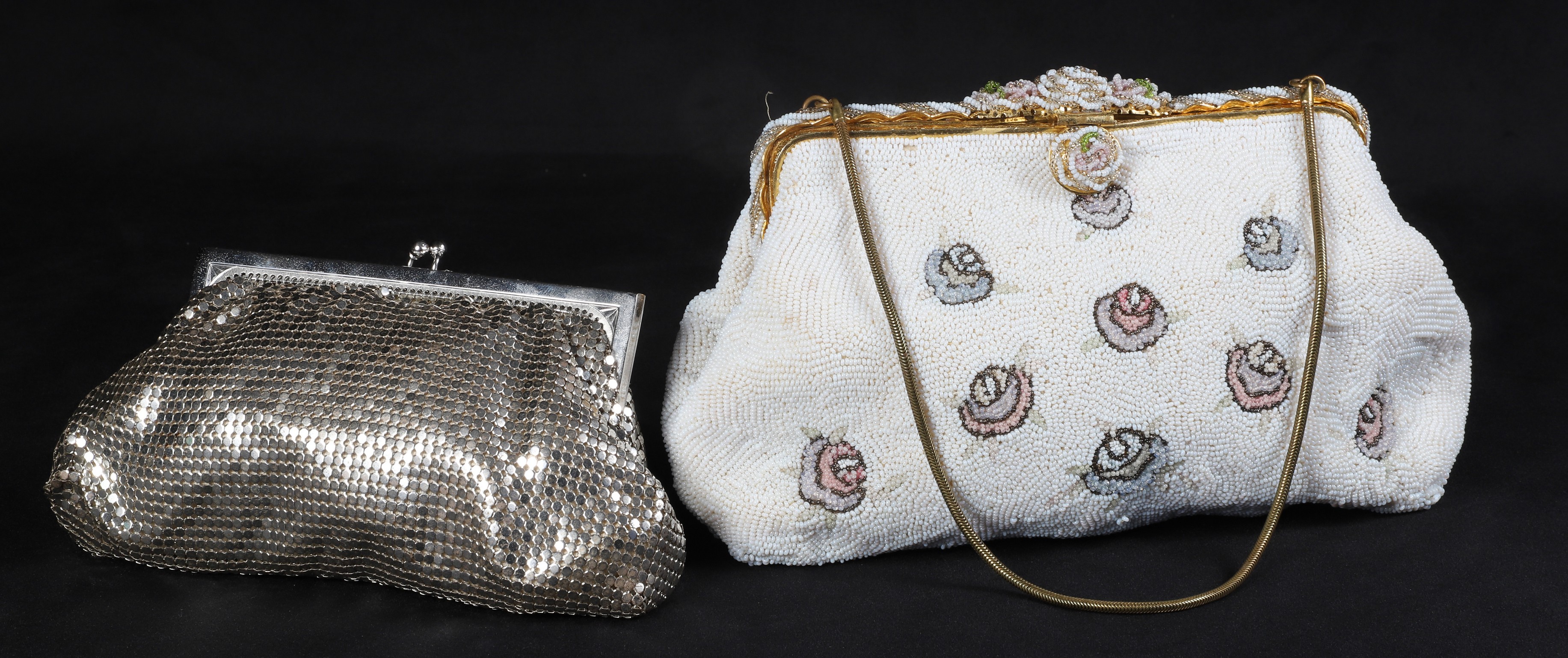 (2) Evening bags, c/o Whiting &