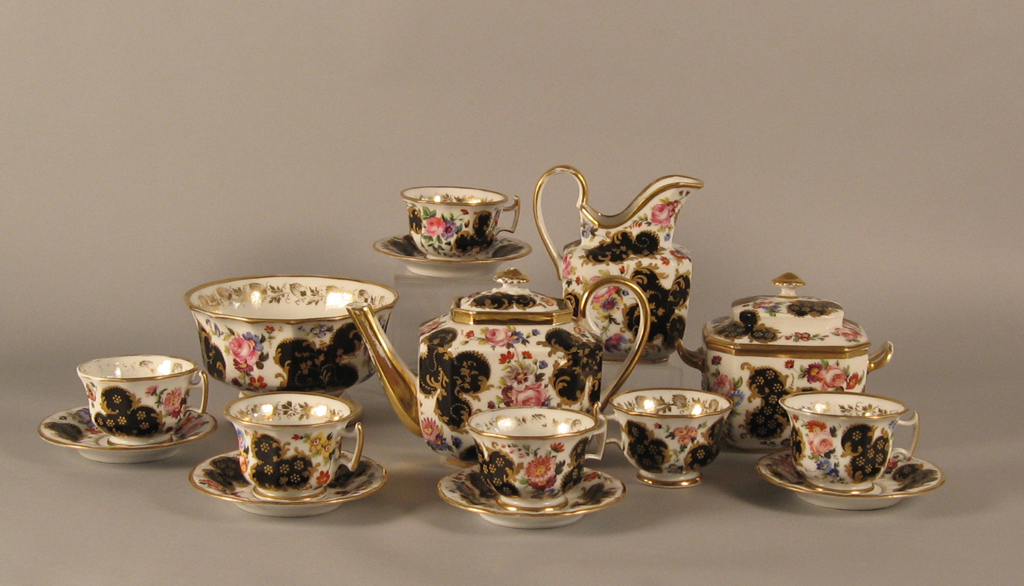 French porcelain tea service  