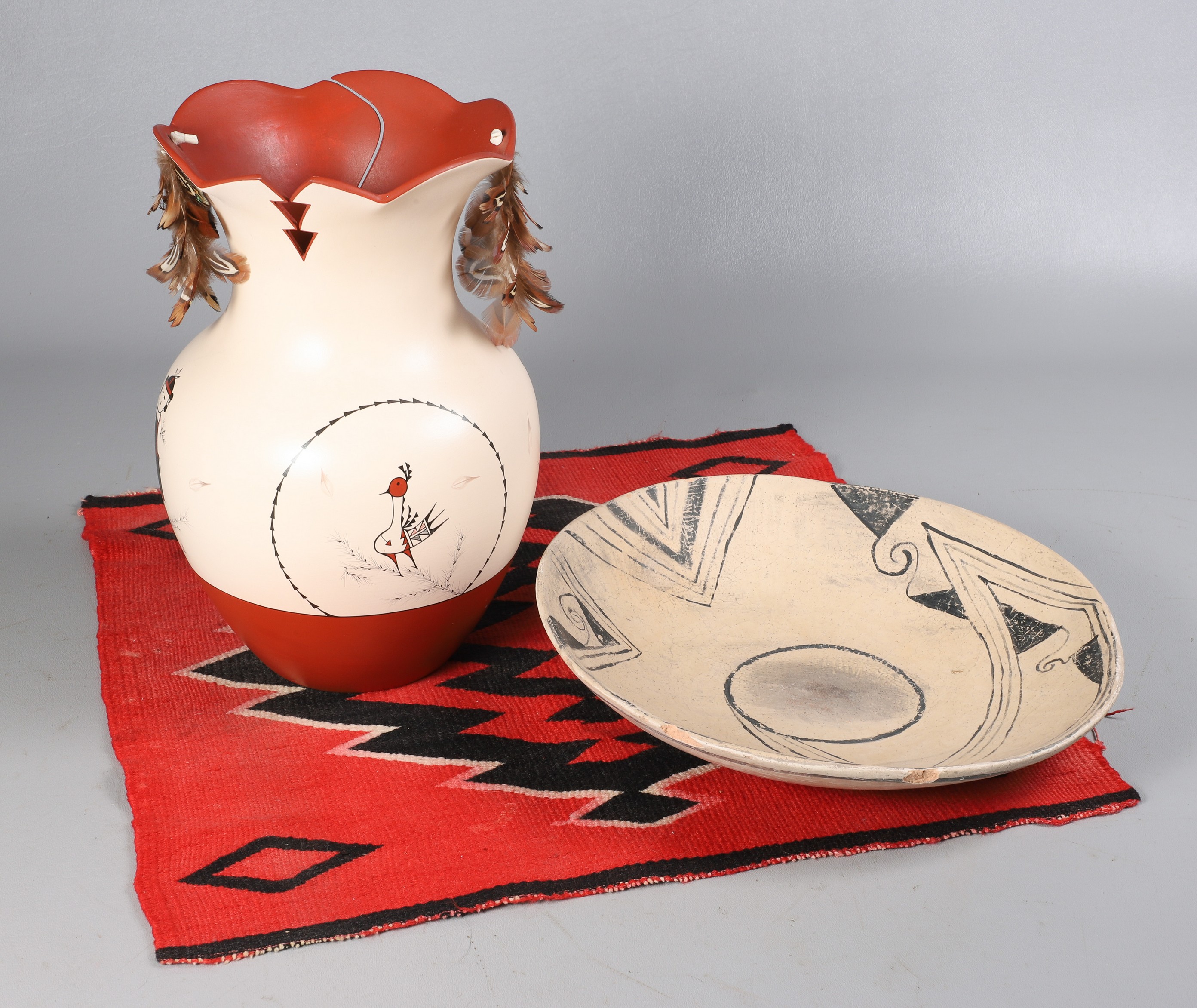 (3) Native American items, c/o