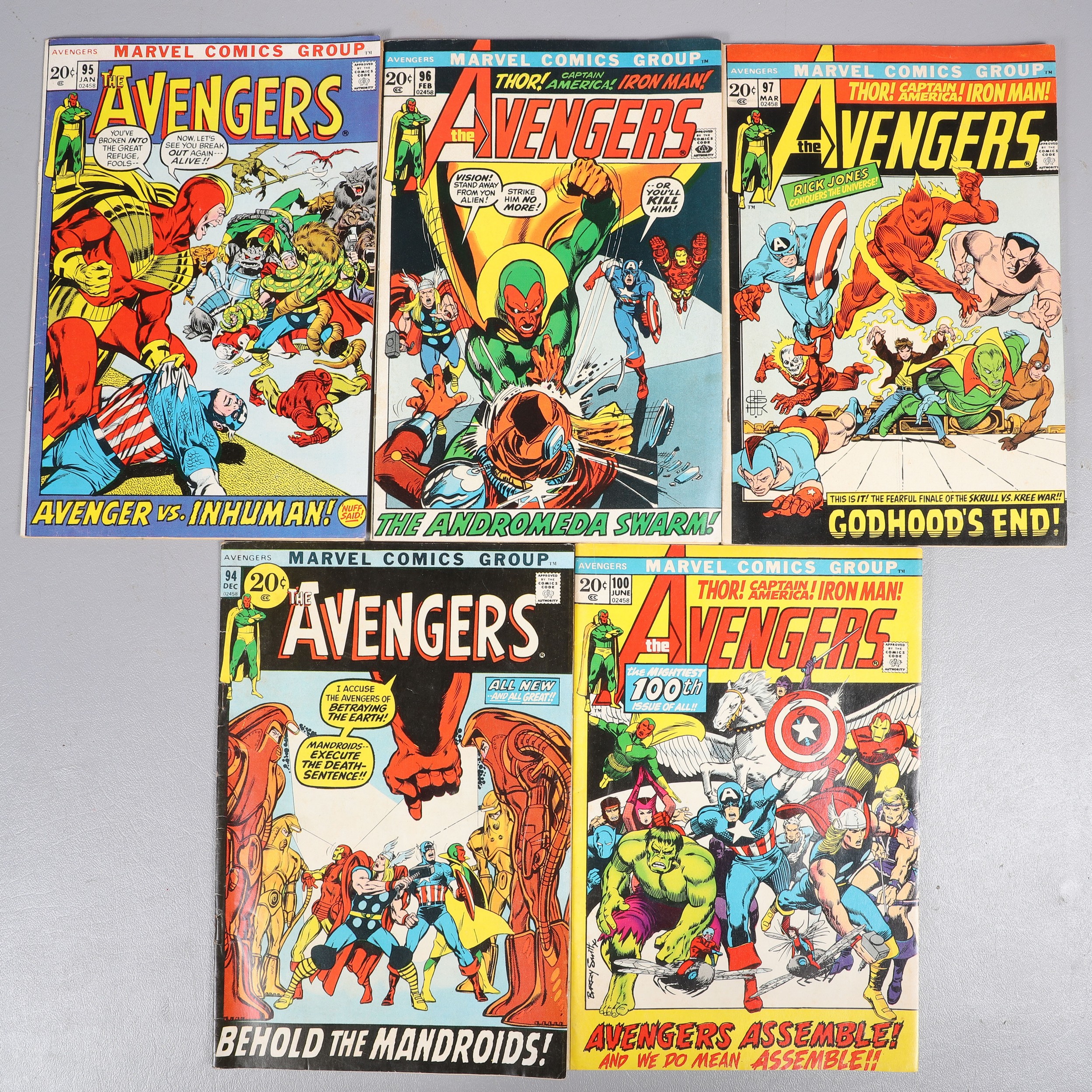  5 Marvel Silver Age Comics Lot  2e17d6