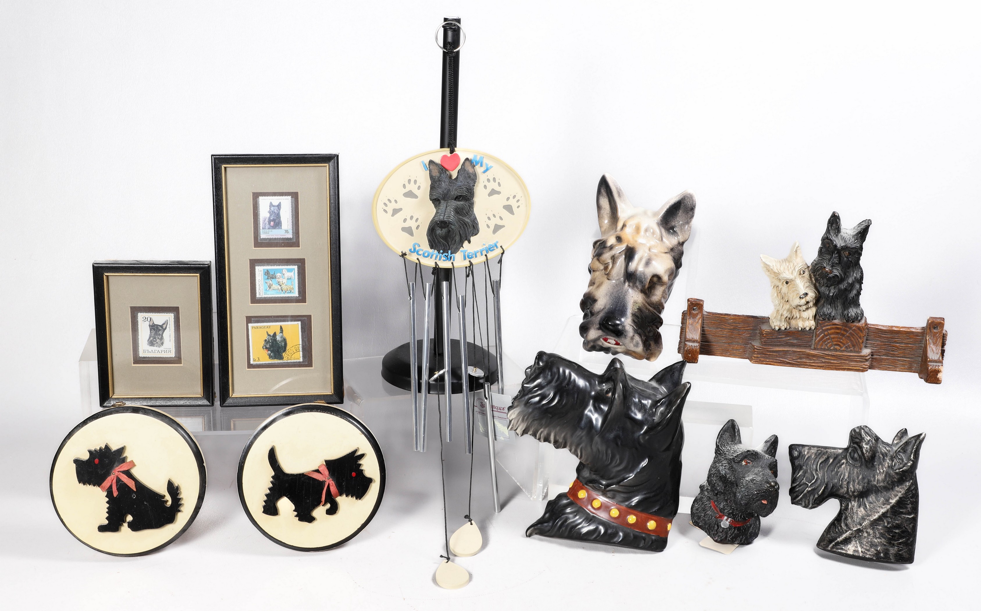 Lot of Scottish Terrier (Scotty) wall