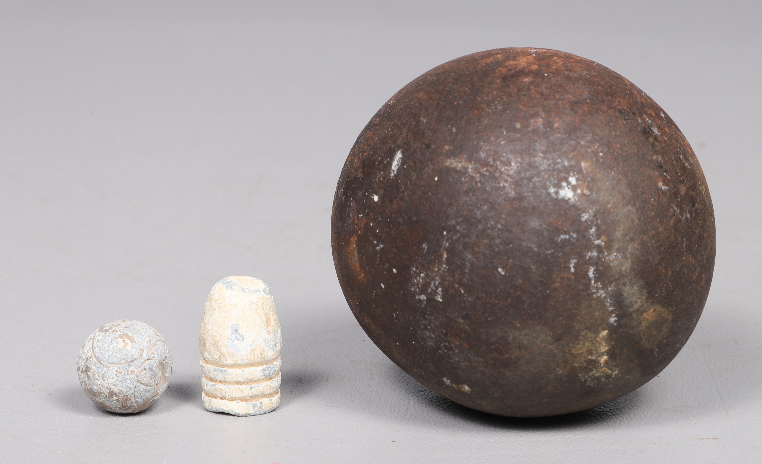 (3) Pcs Civil War ammunition found