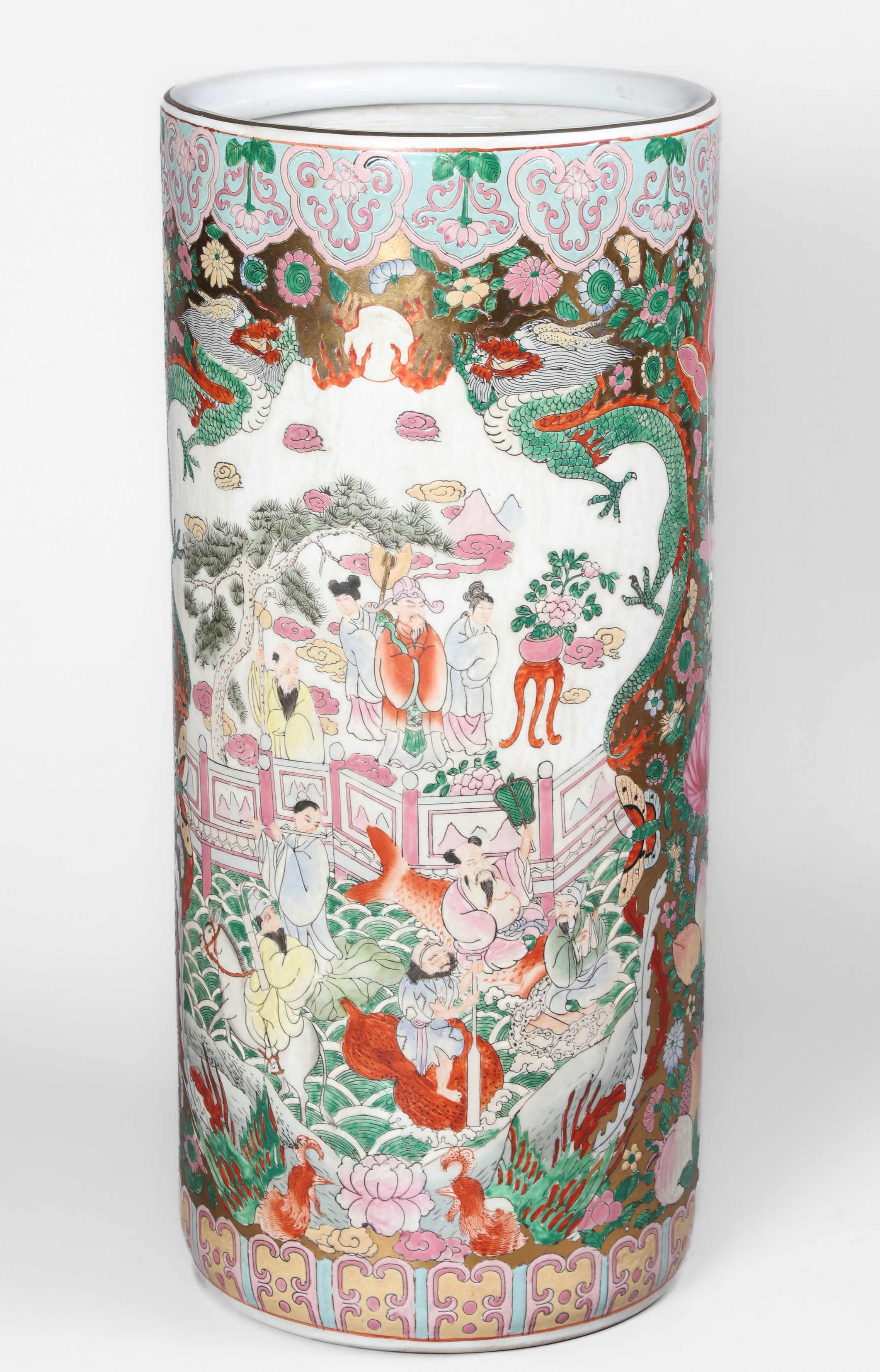 Chinese porcelain umbrella jar 2e1885