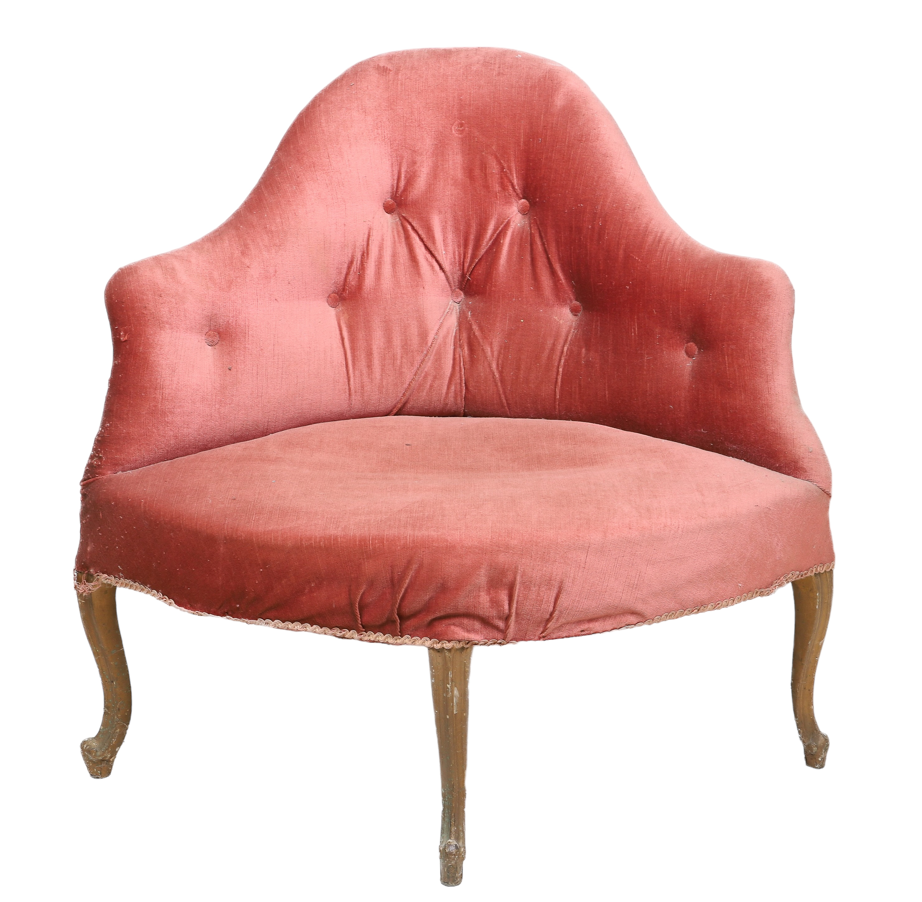 French style upholstered corner