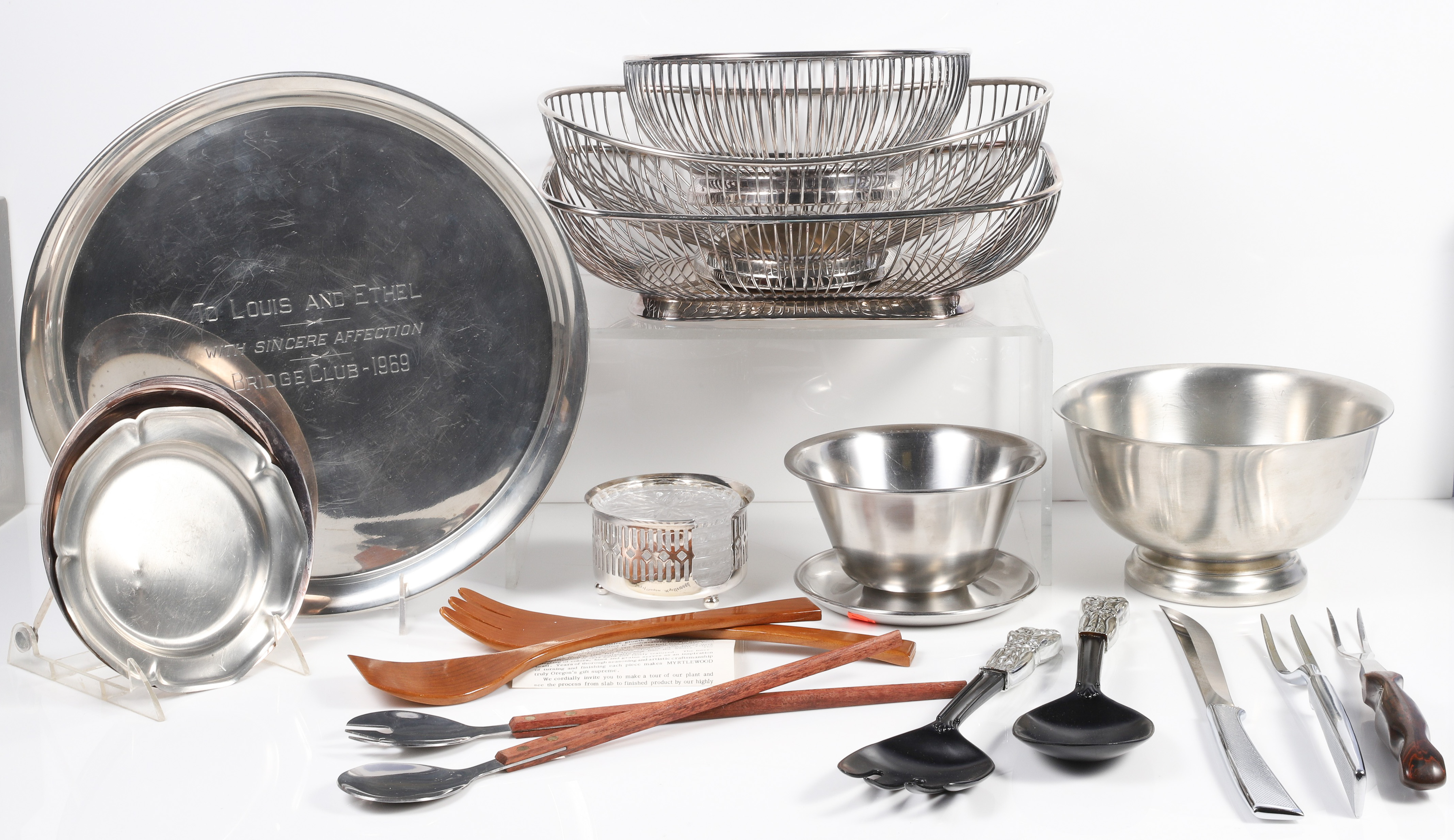 Lot of mixed metal assorted kitchen 2e18fc