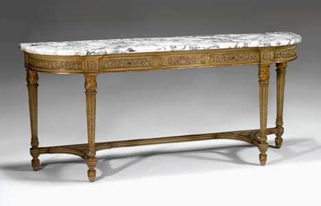 Louis XVI style painted console