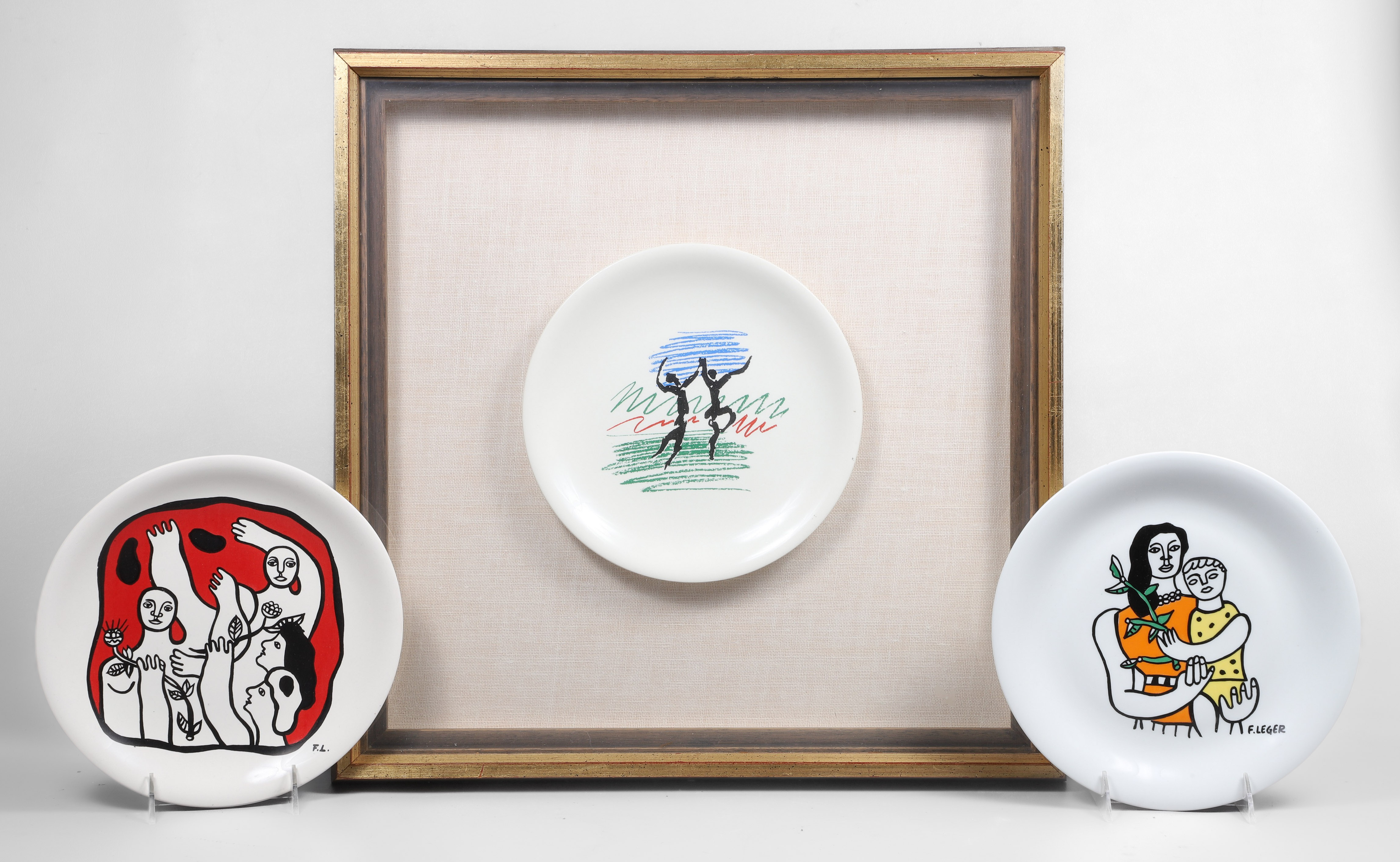  3 F Leger and Picasso for Limoges 2e1955