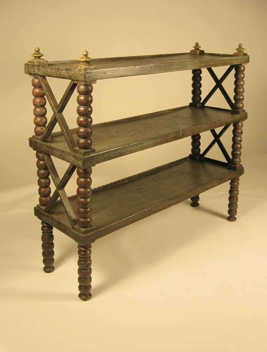 Provincial painted etagere With 49c23