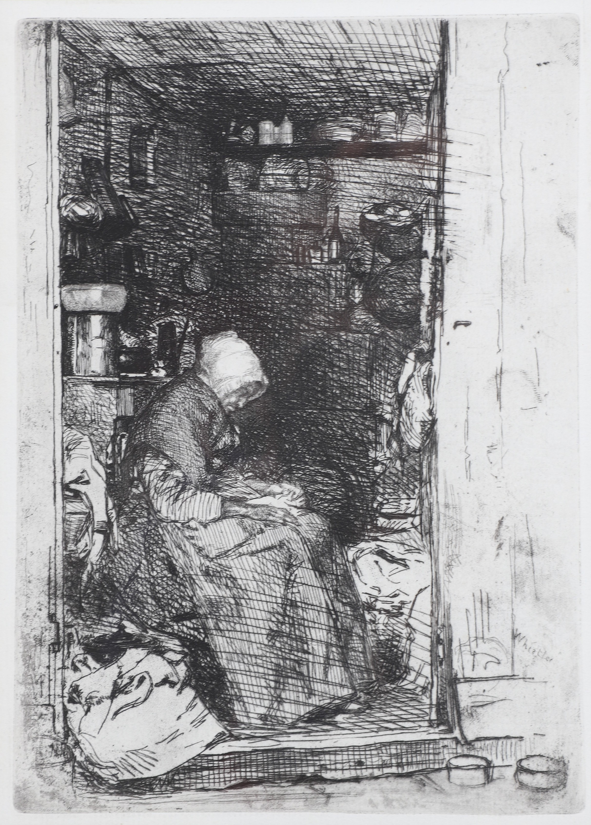 After James McNeill Whistler etching  2e197c