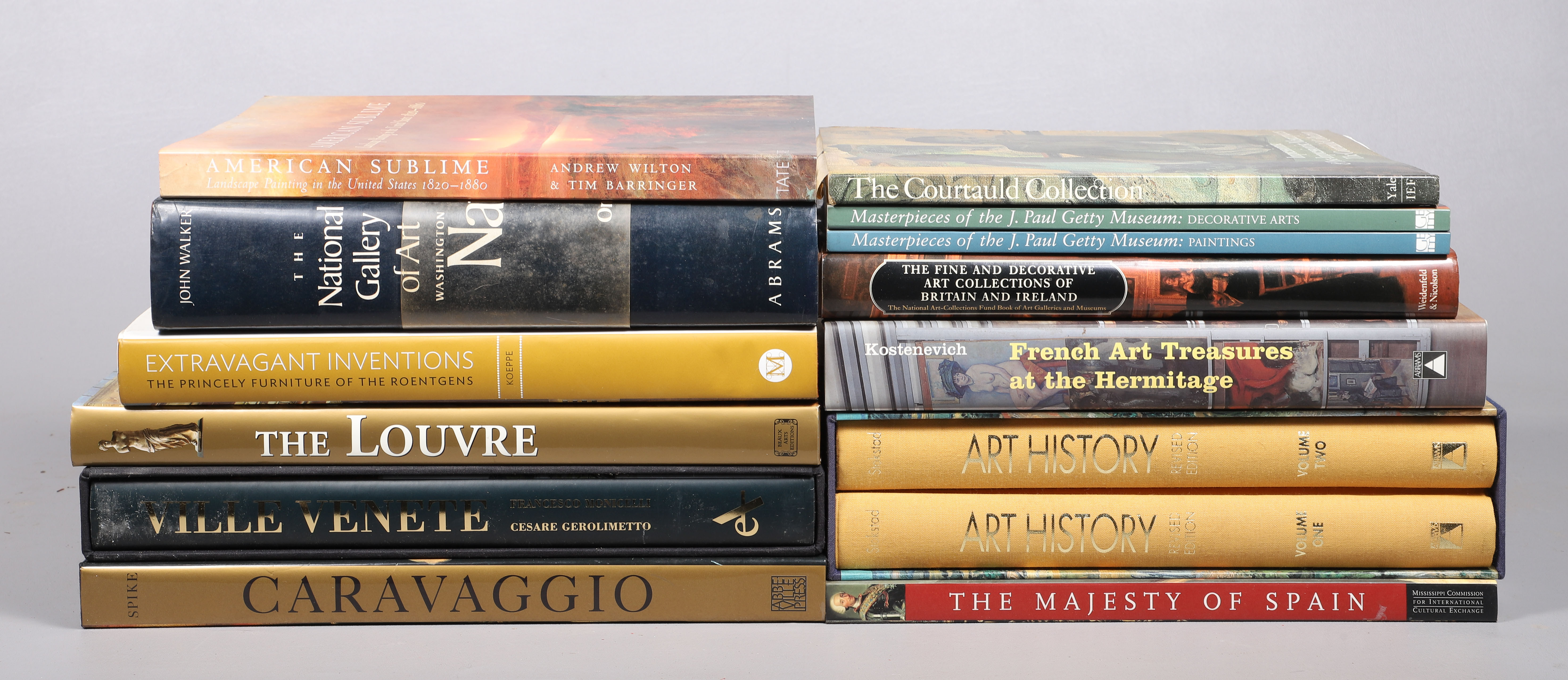 Fourteen books on art, art history