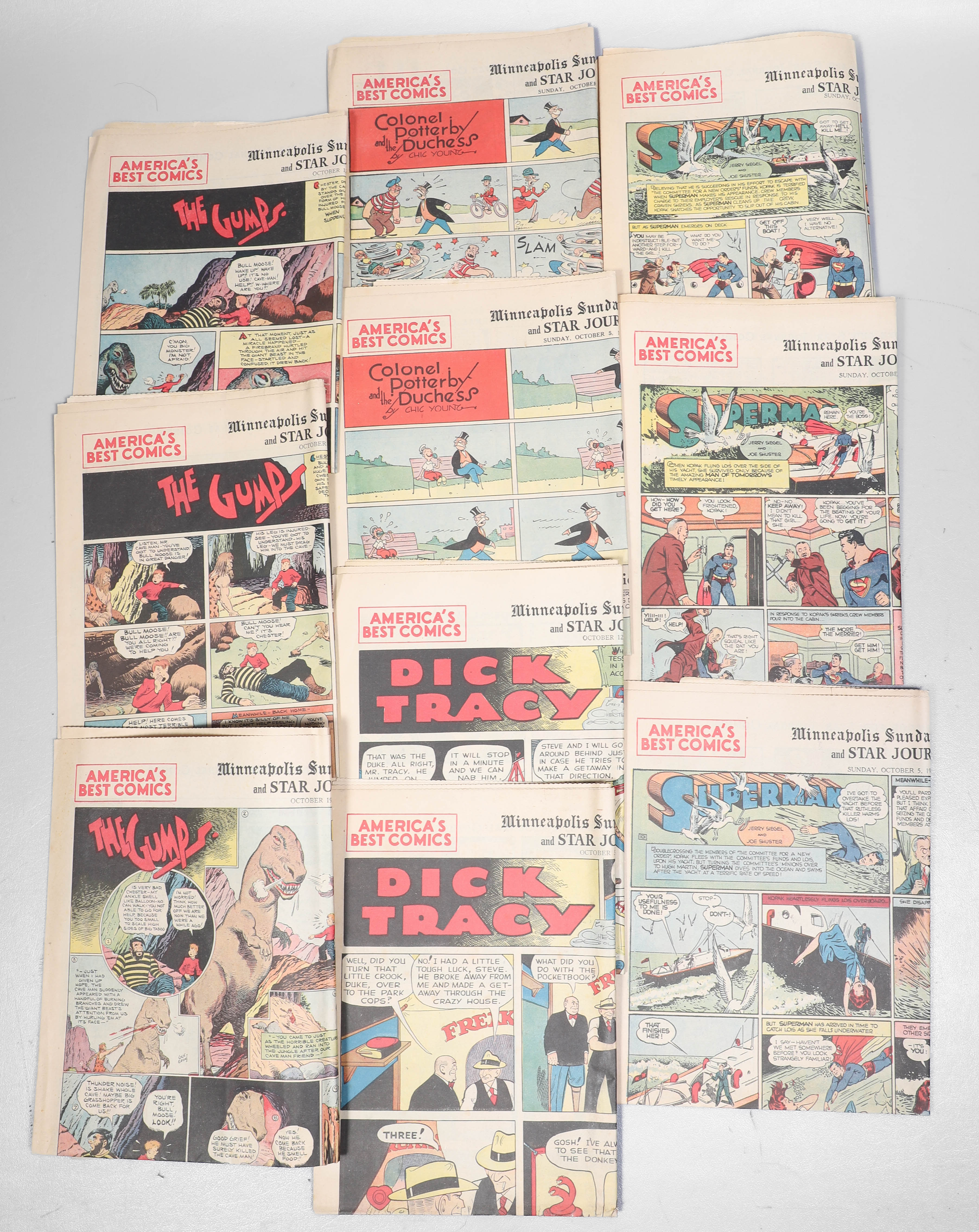 October 1941 Funny Pages Incl.