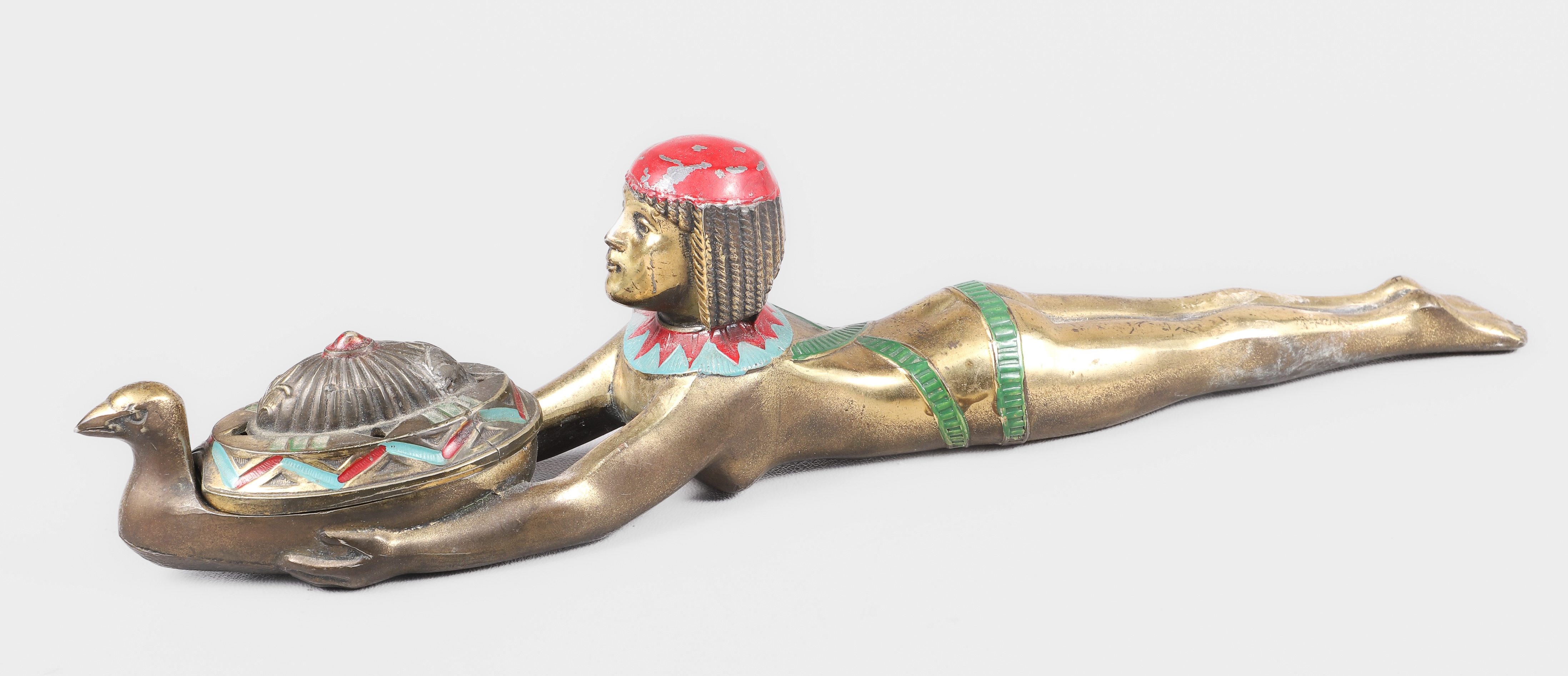 Art Deco Egyptian Cleopatra figural 2e19d5