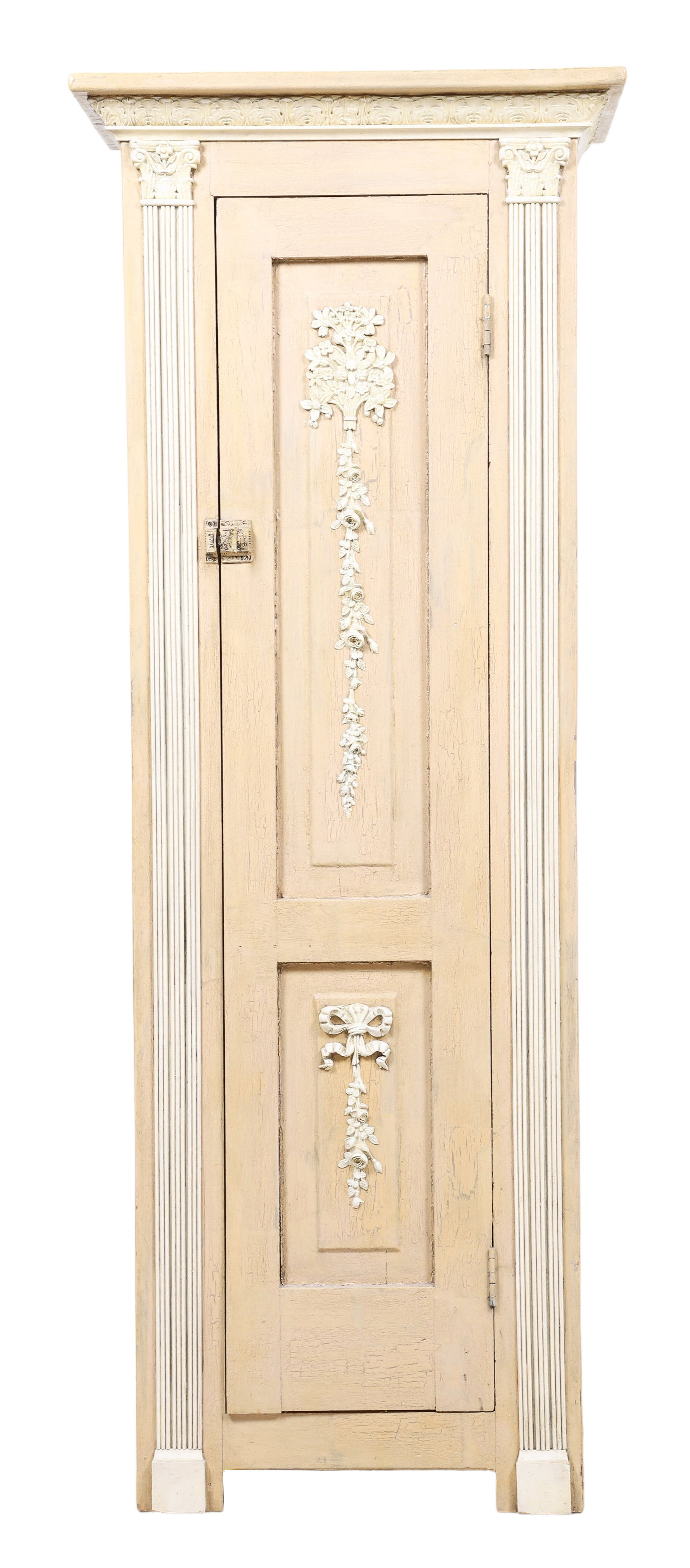 Paint decorated 1 door cabinet  2e19ff