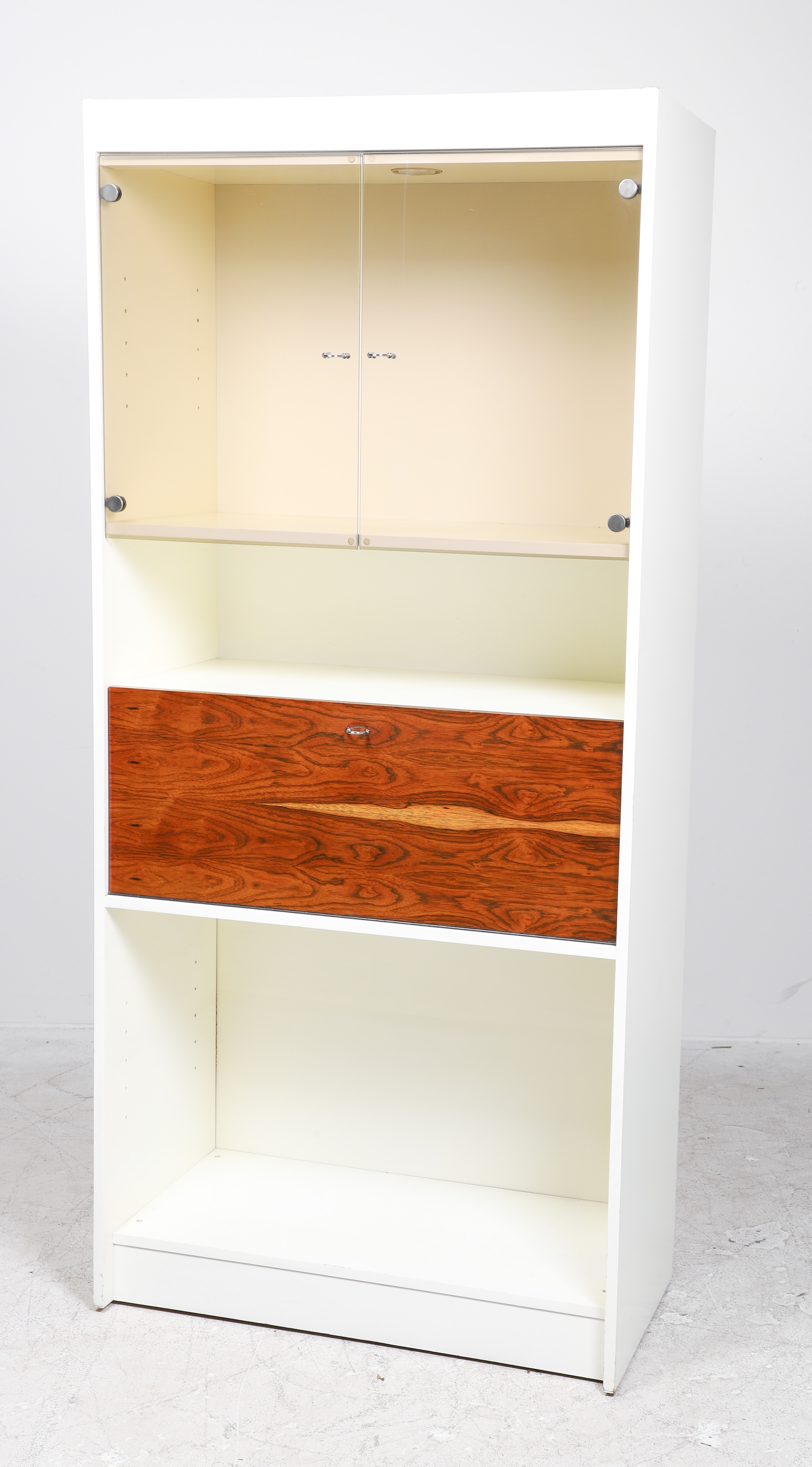 Modern Design bookcase, lighted