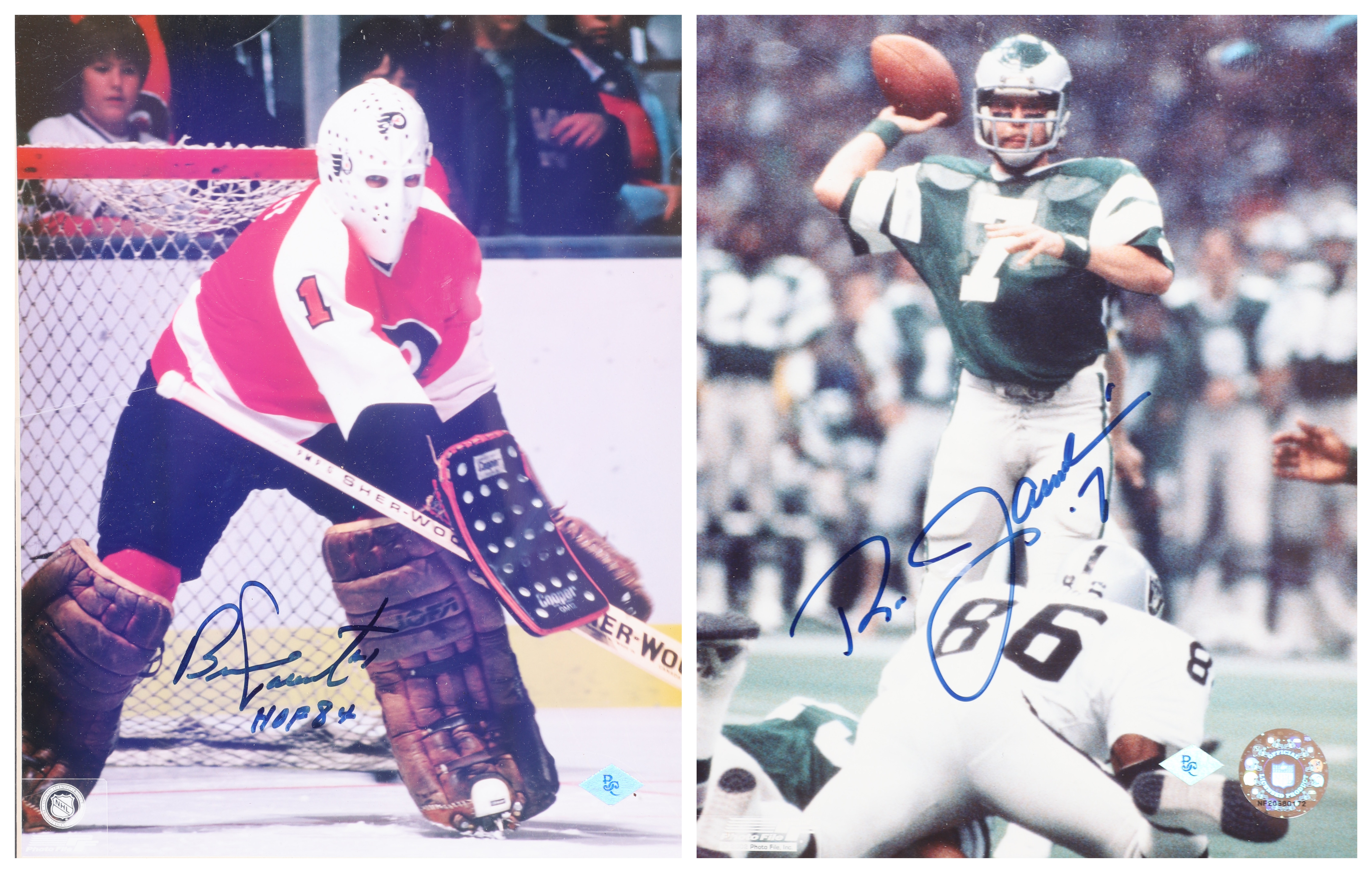  2 Framed 8x10 autographed Philadelphia 2e1ad2