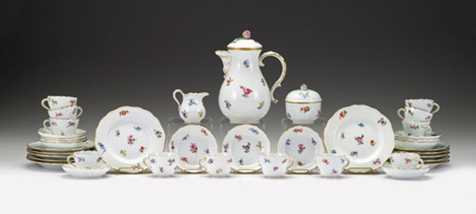 Meissen porcelain dessert service