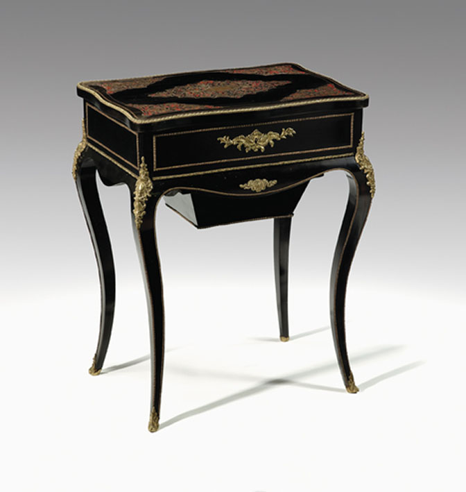 Napoleon III gilt-bronze mounted tortoiseshell