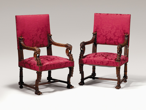 Pair of unusual Renaissance style 49c53