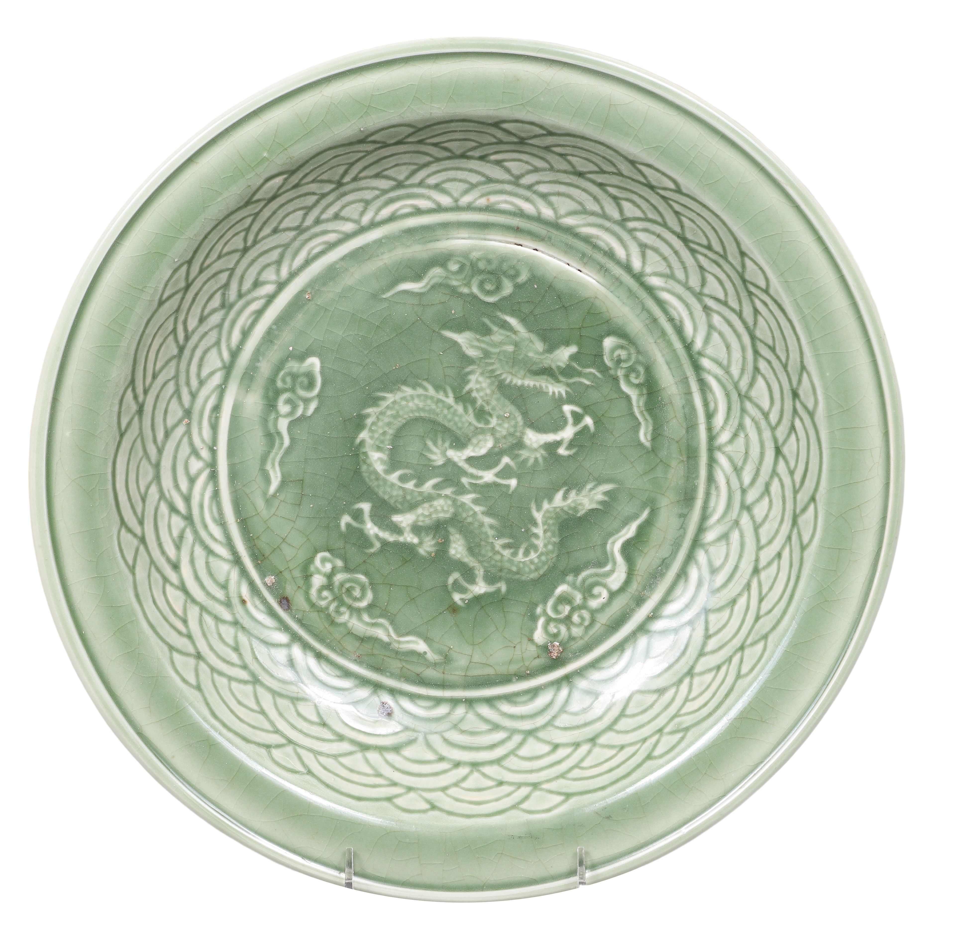 Green glazed Chinese porcelain