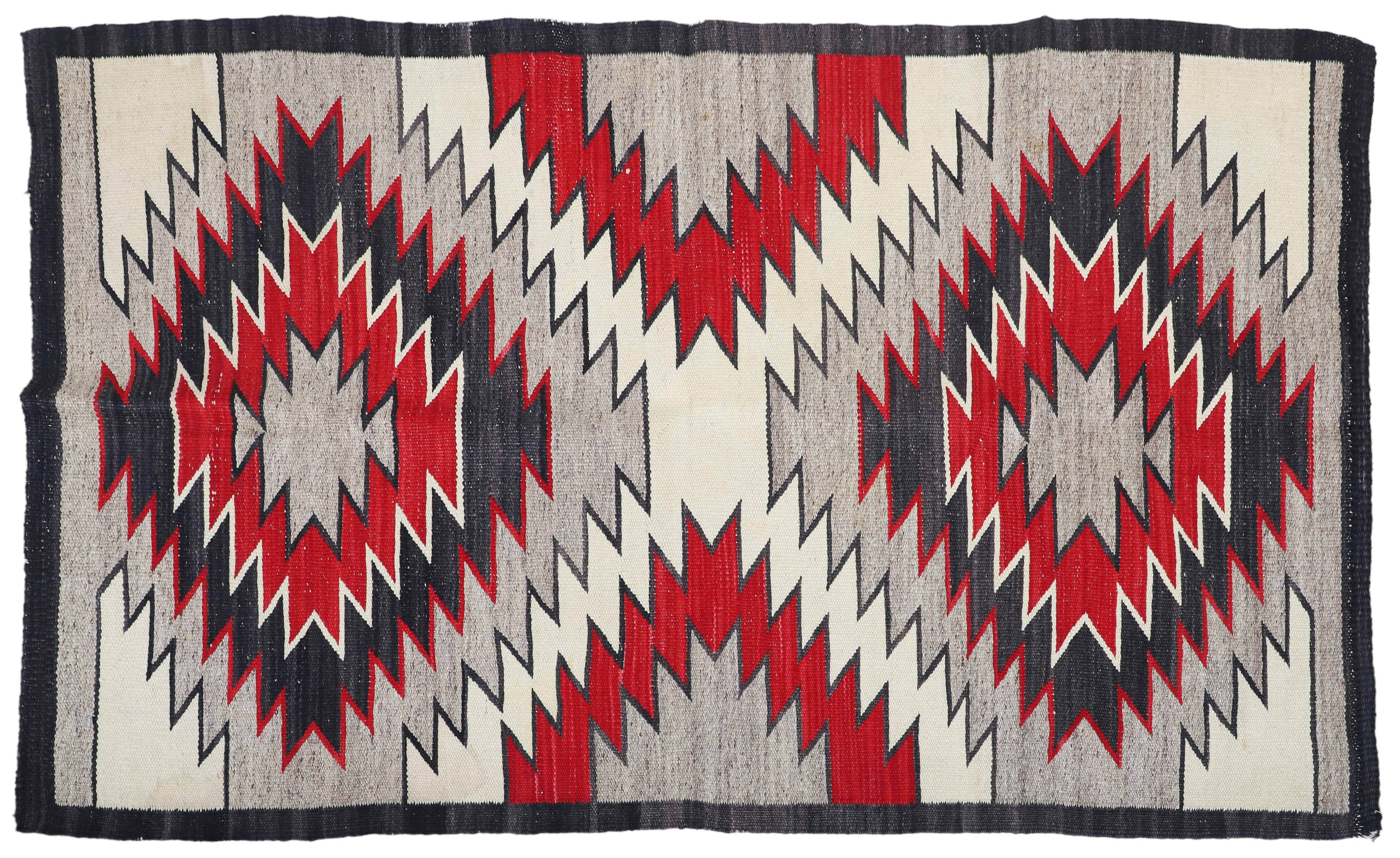 Navajo Eye Dazzler weaving early 2e1b61