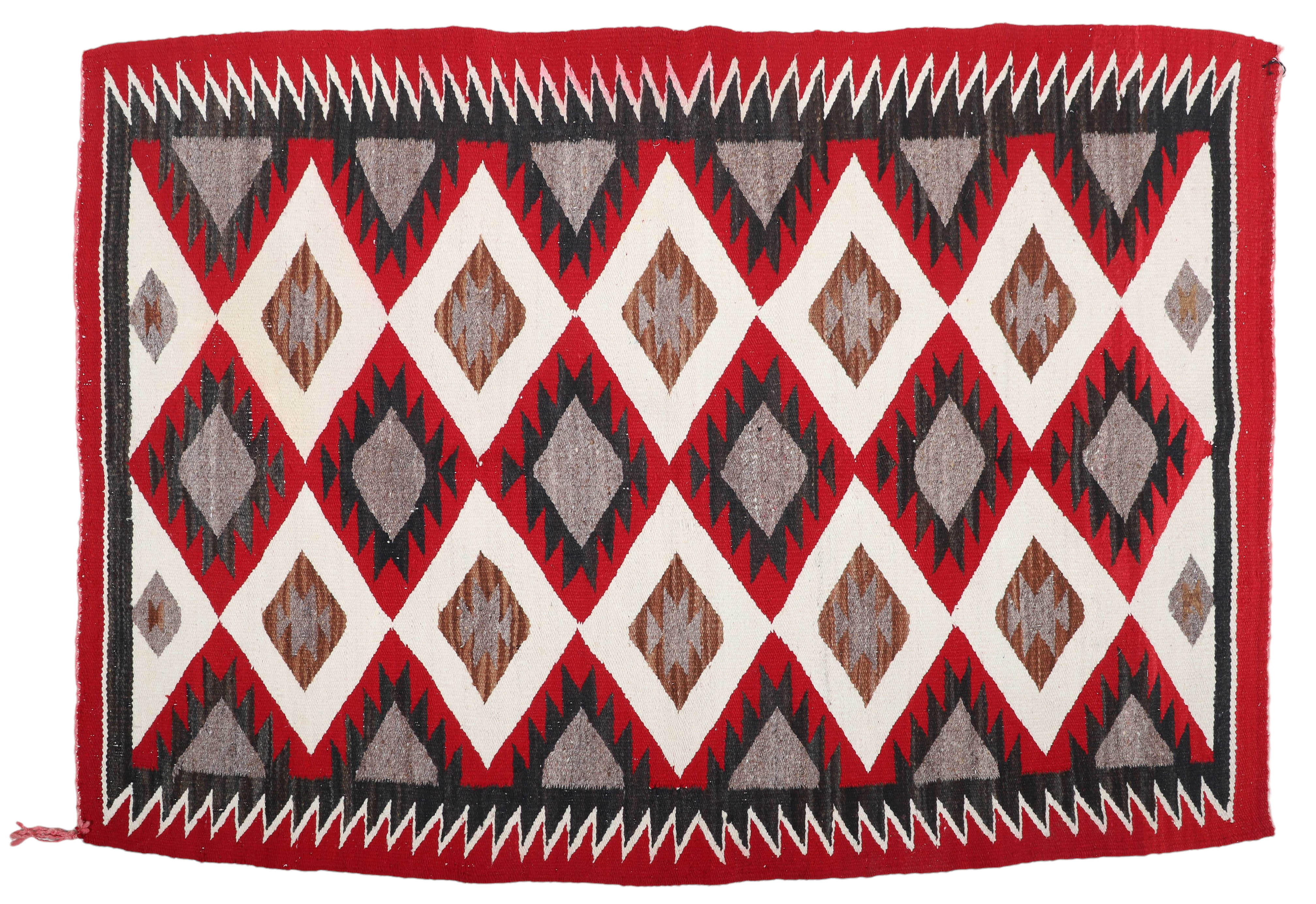 Navajo Eye Dazzler weaving, early