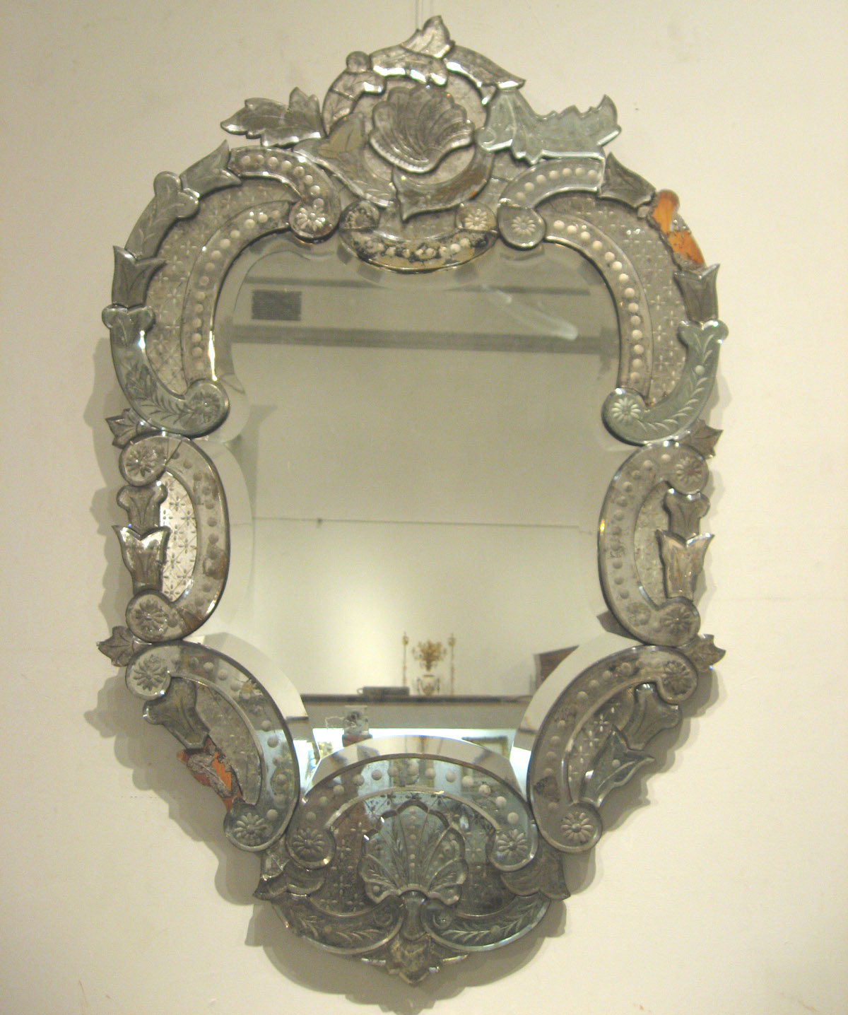 Pair of Venetian mirrors early 49c5e