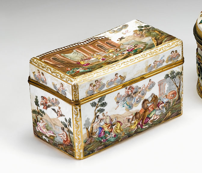 Capodimonte box    late 19th/ early