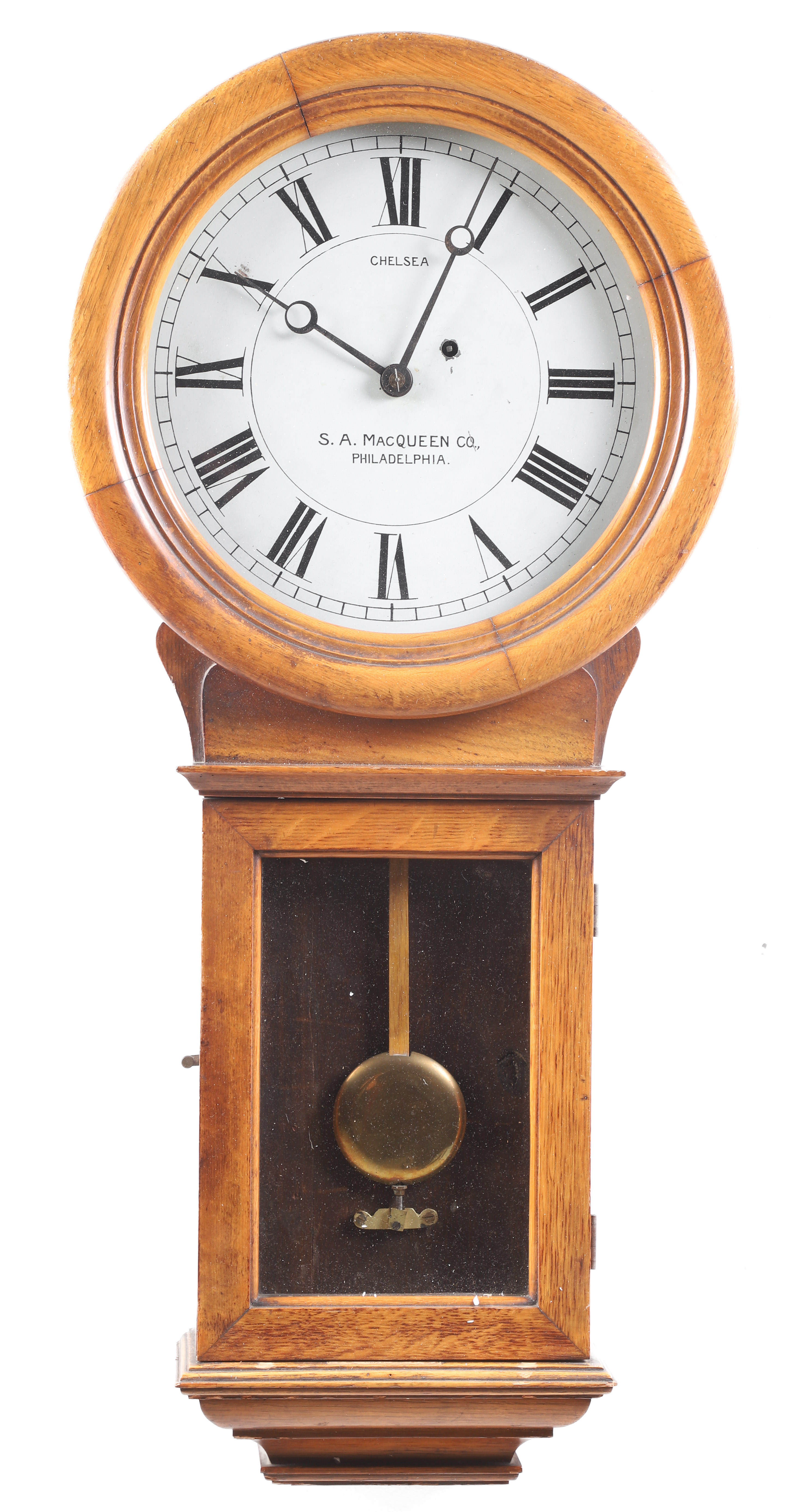 Oak Chelsea #1 Regulator Clock retailed