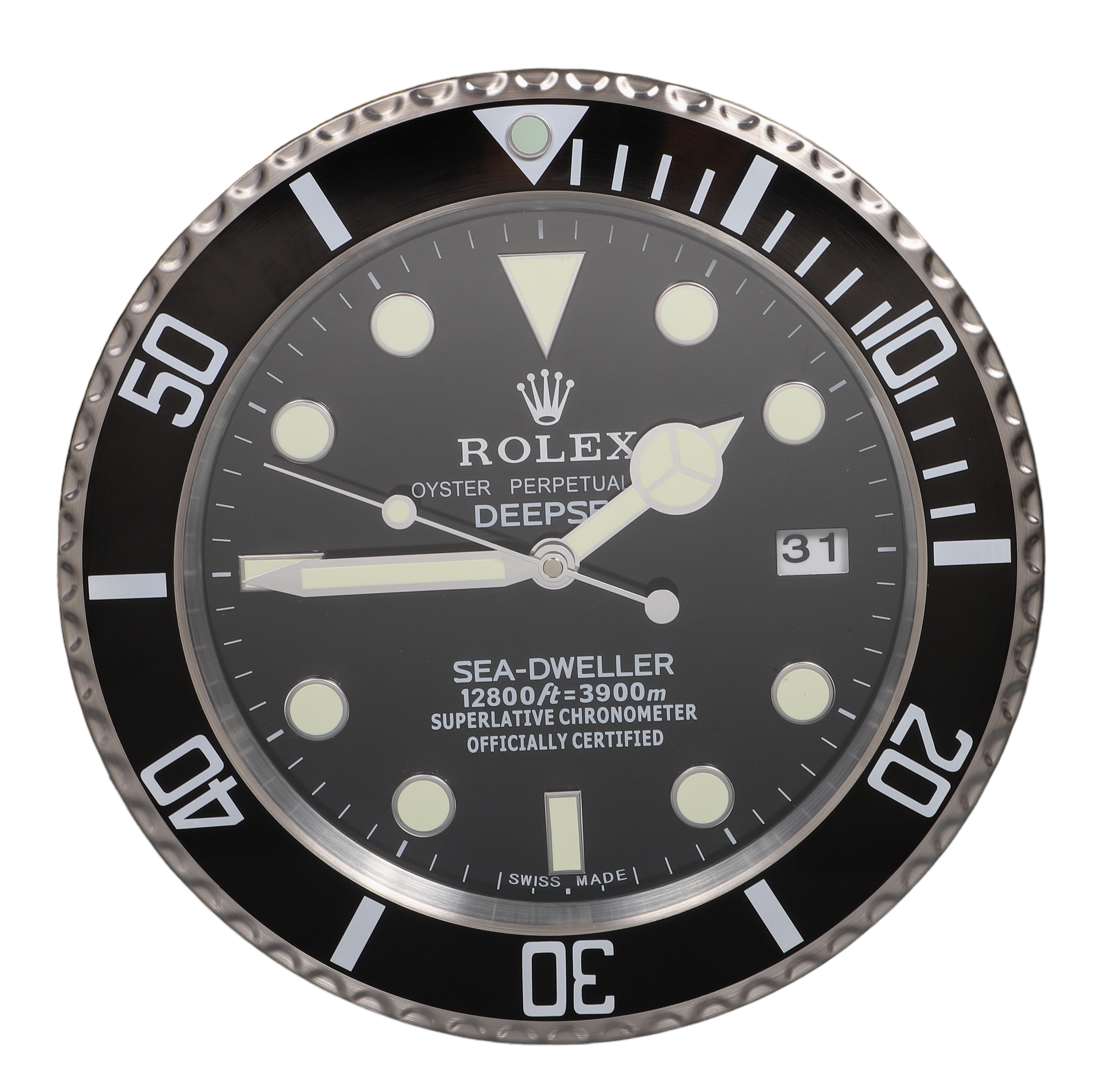 Watch Dealer Display Clock Rolex