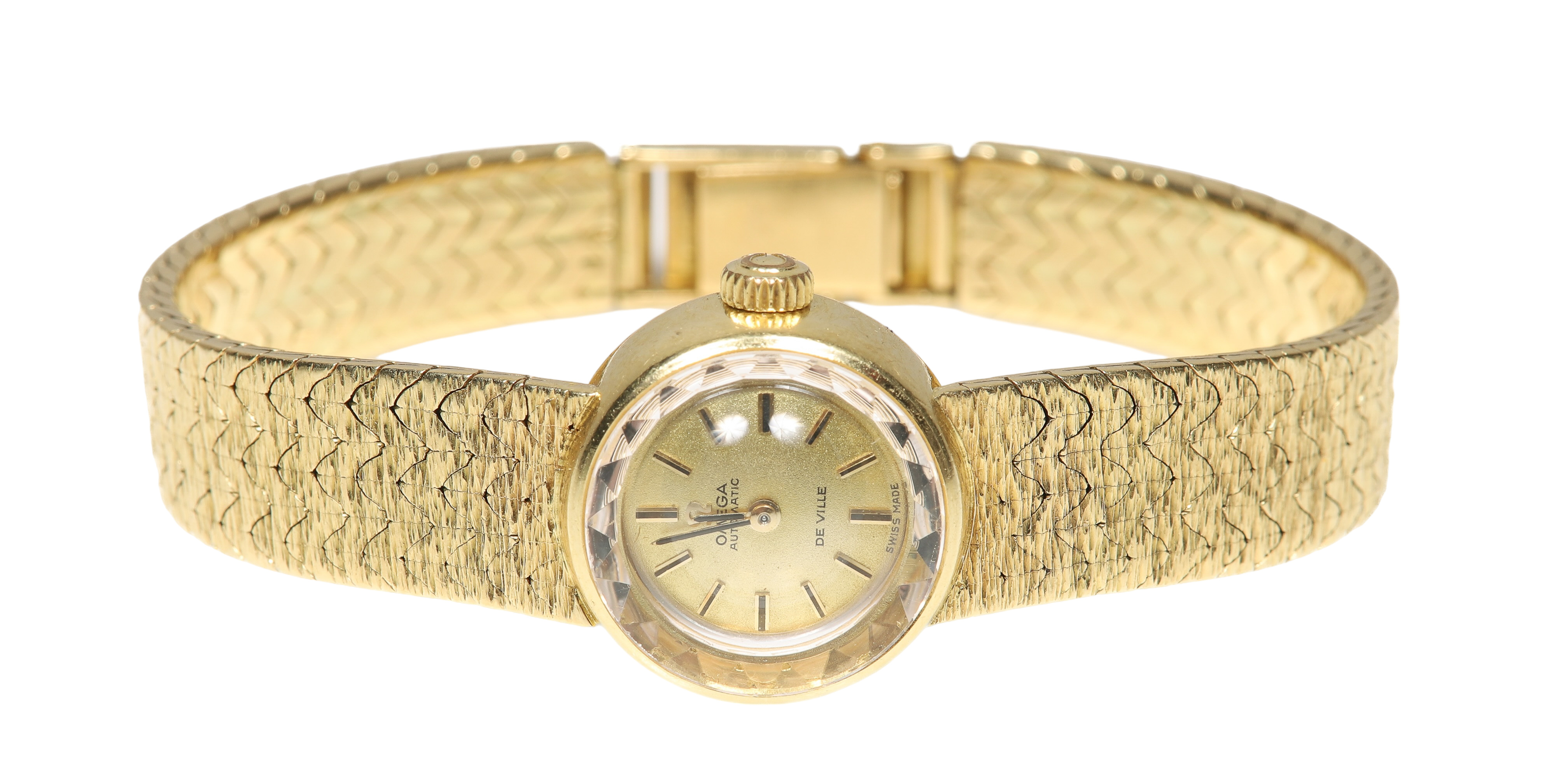 18K Ladies Omega De Ville Wristwatch,