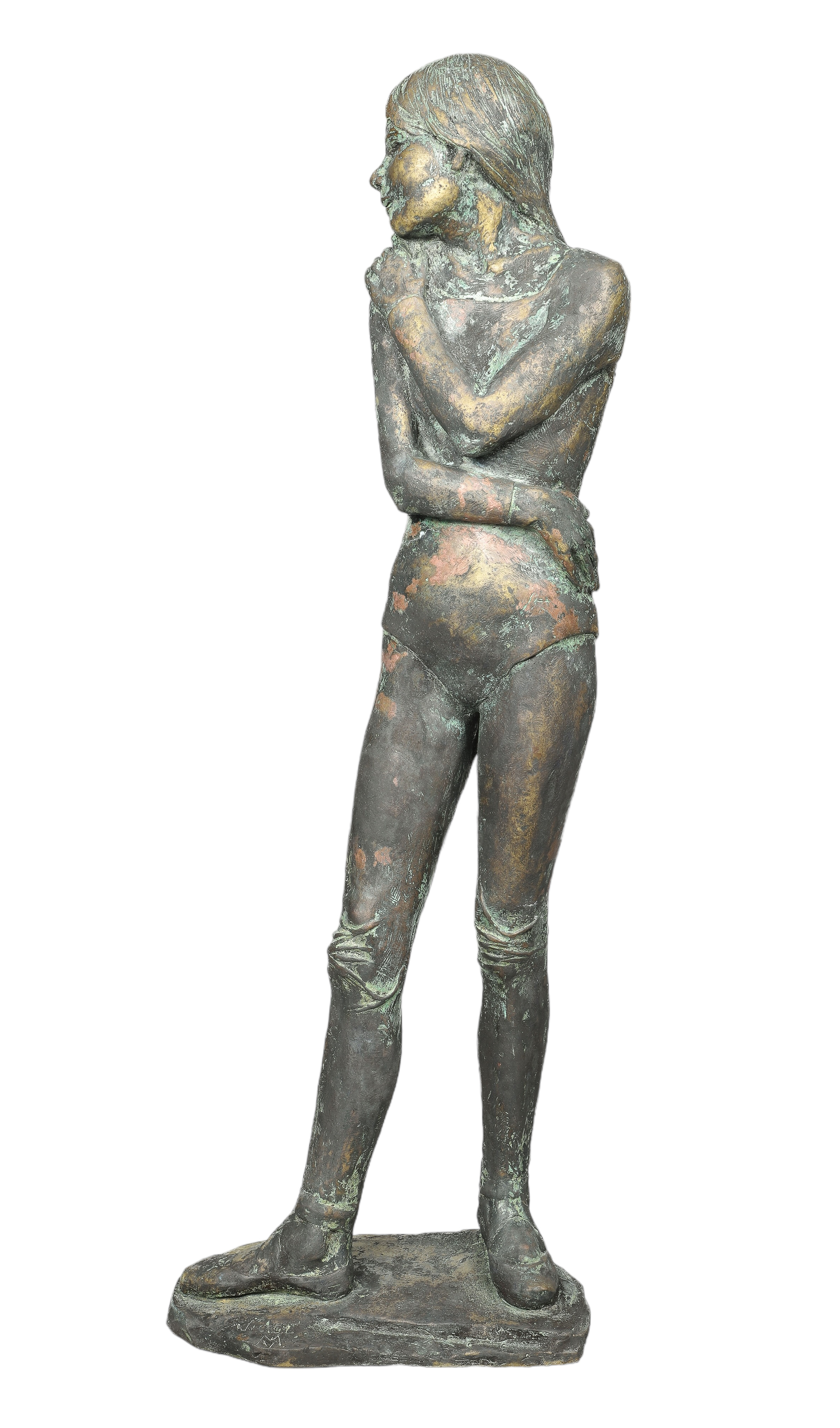 Bronze of a Dancer, standing dancer