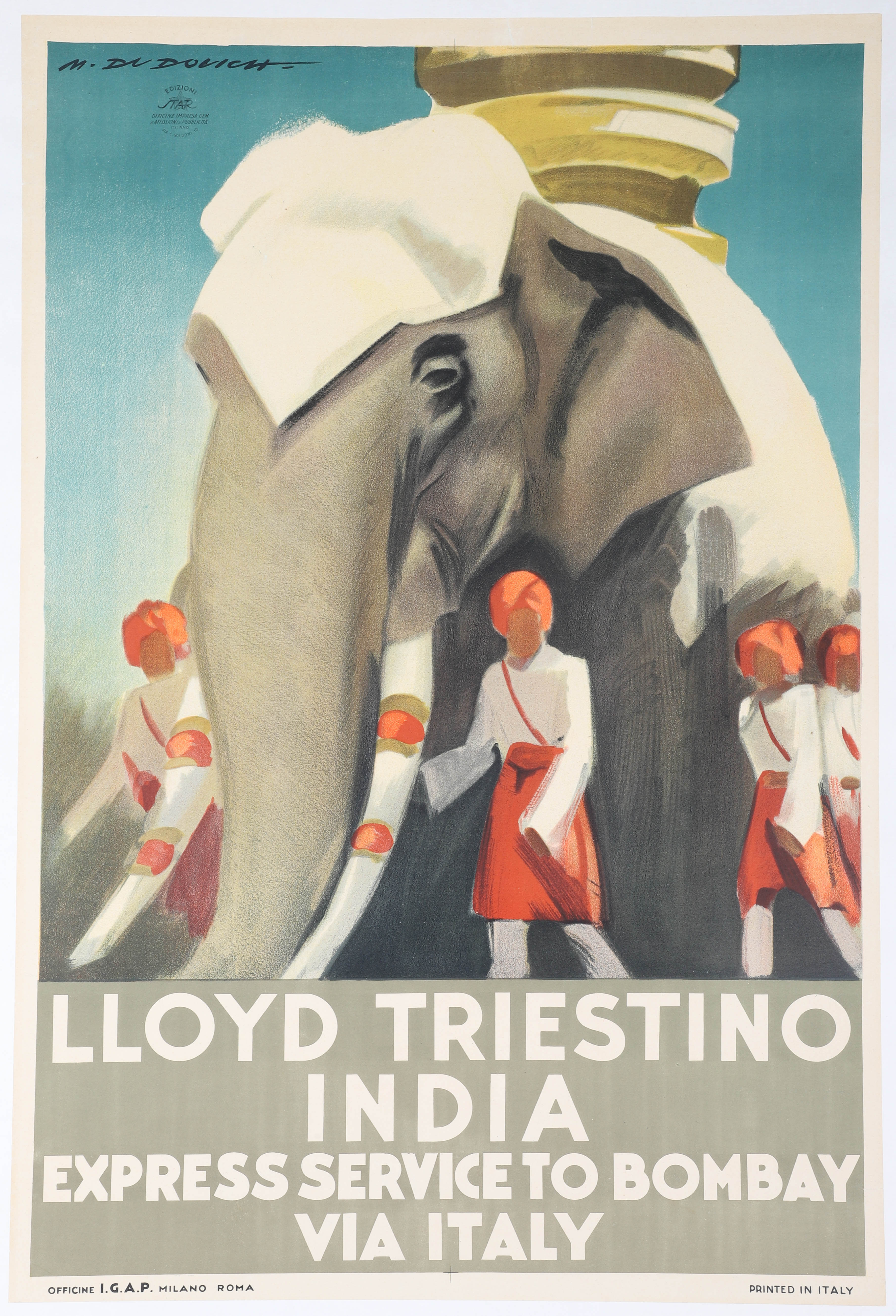 Marcello Dudovich Lloyd Triestino