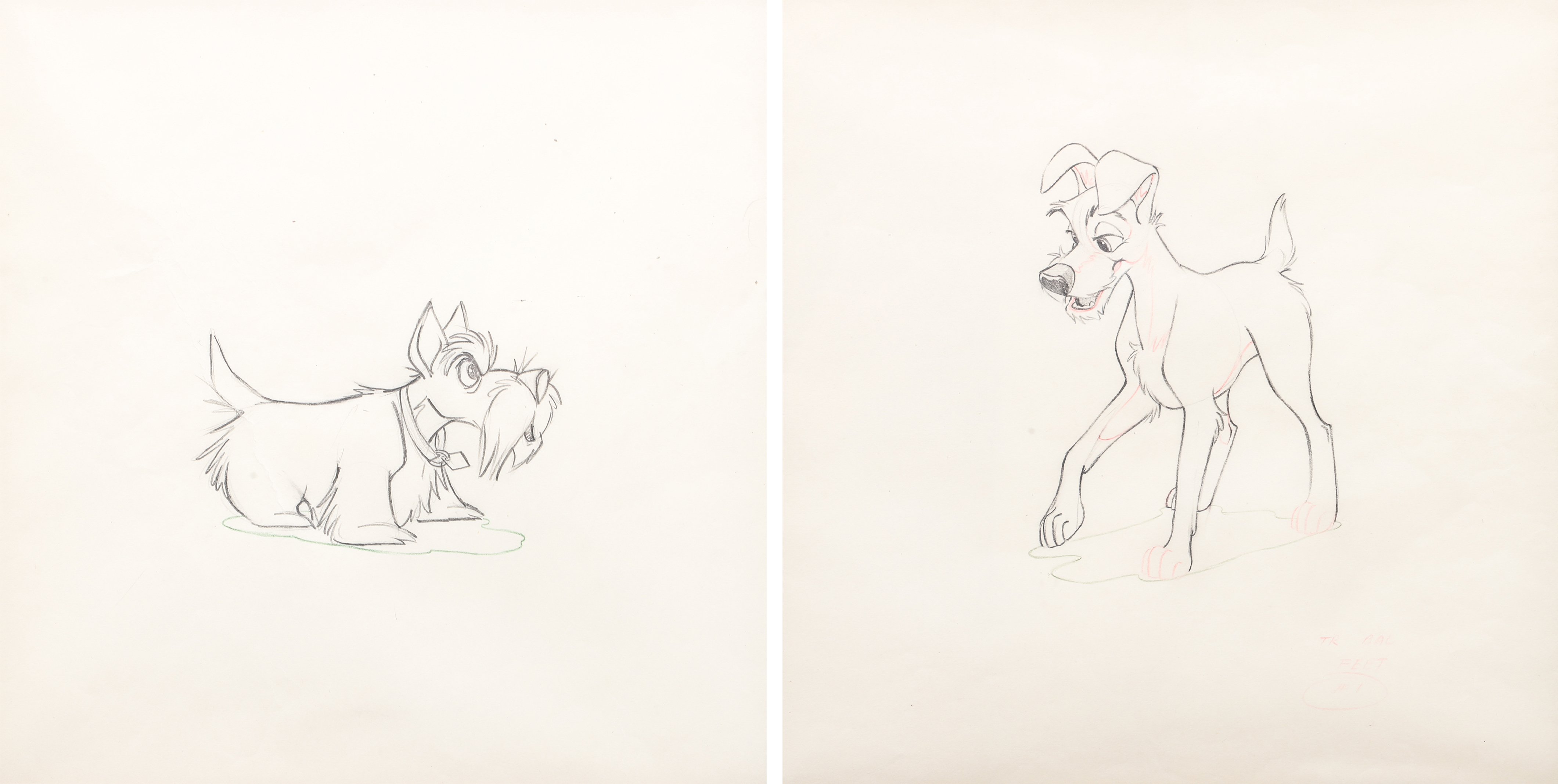 (2) Lady and the Tramp production