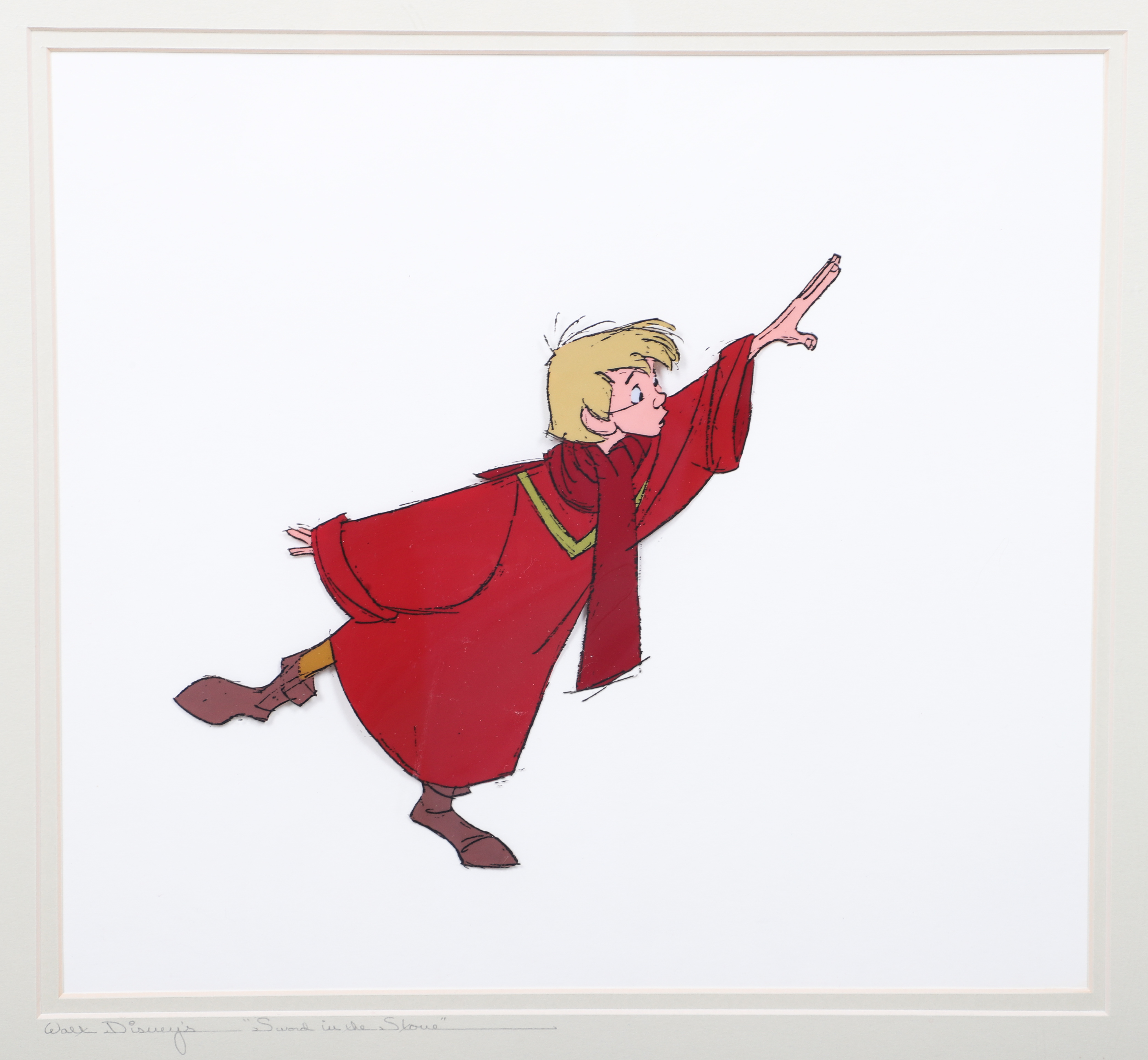 Sword in the Stone production cel depicting