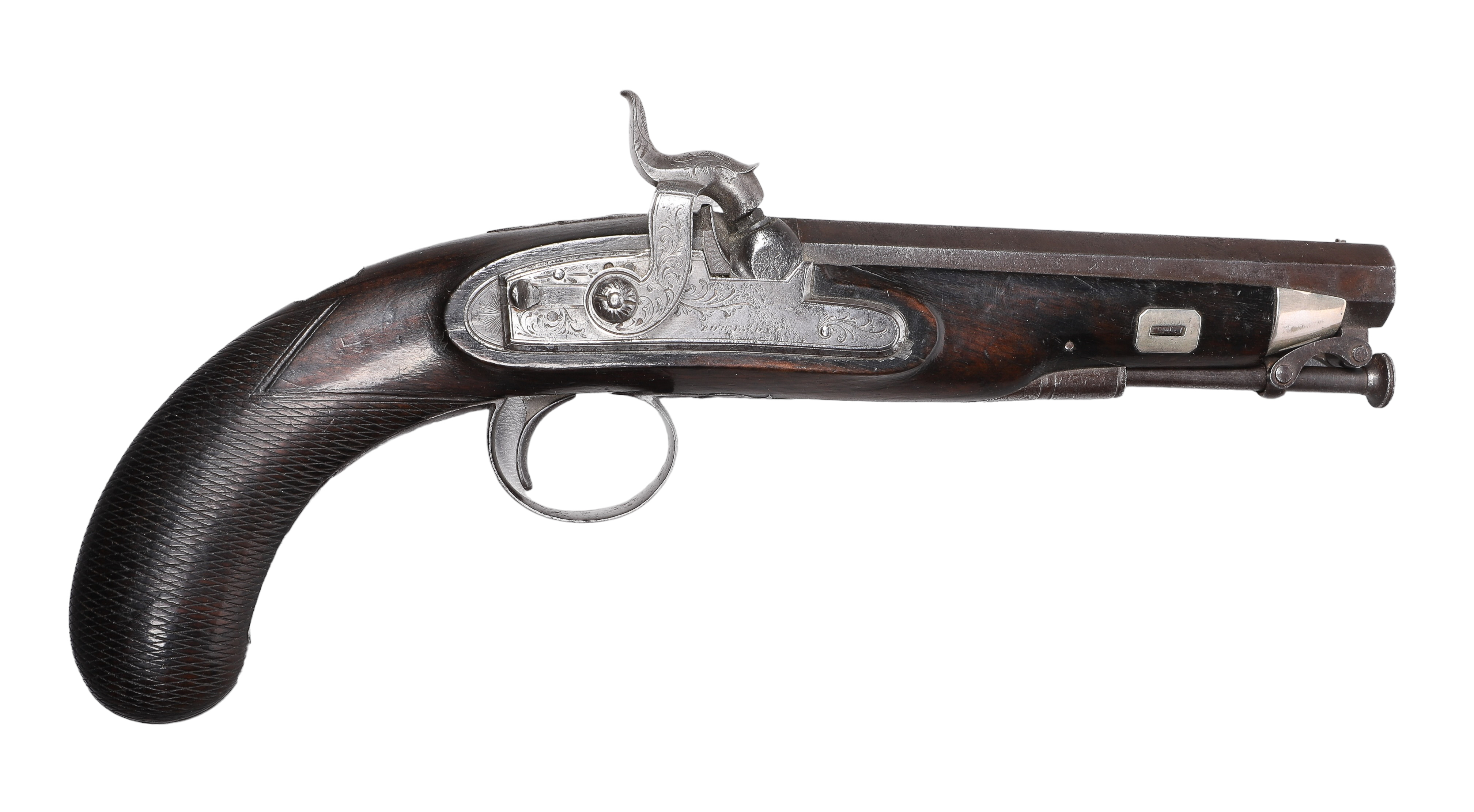 56-Bore Percussion Boot Pistol, by Towlson,