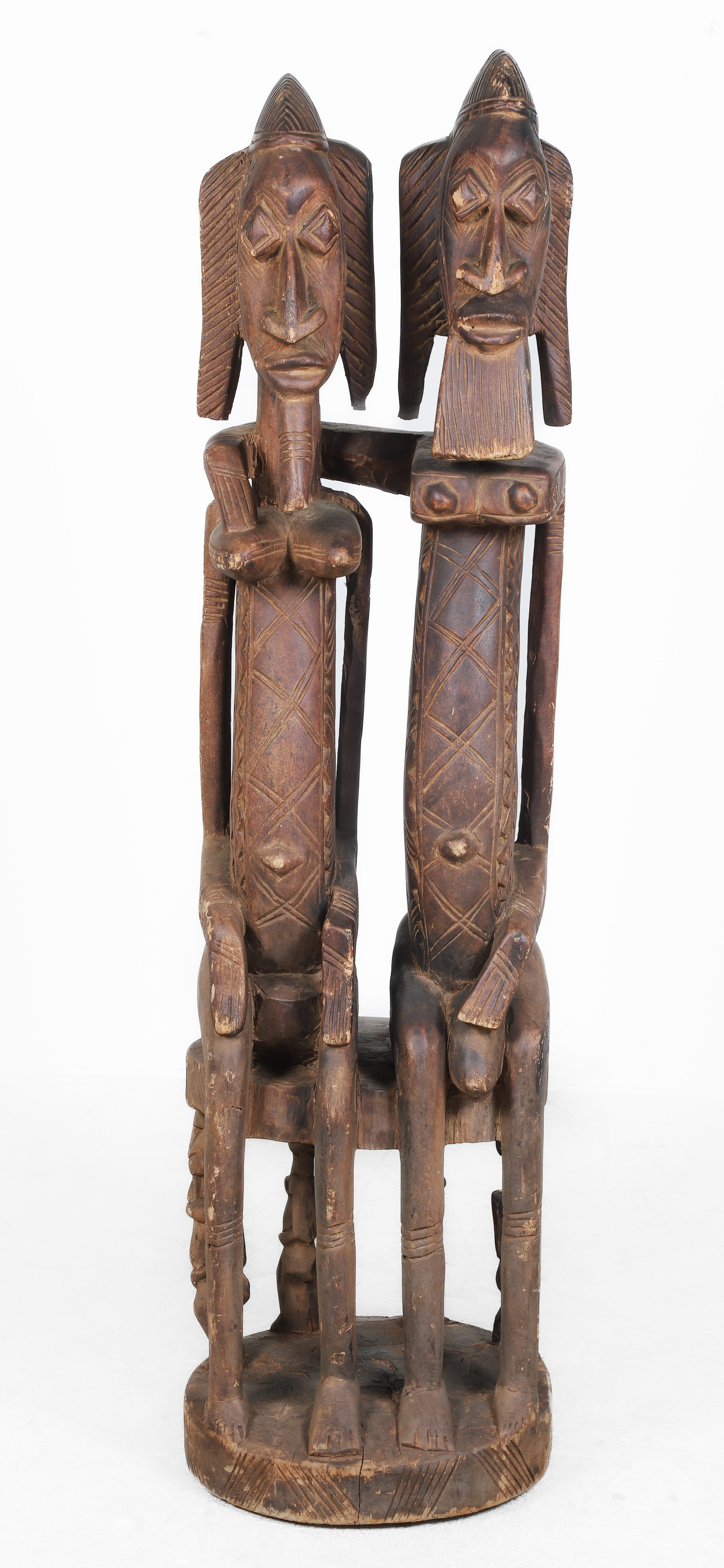 African Dogon Primordial Couple 2e1d21