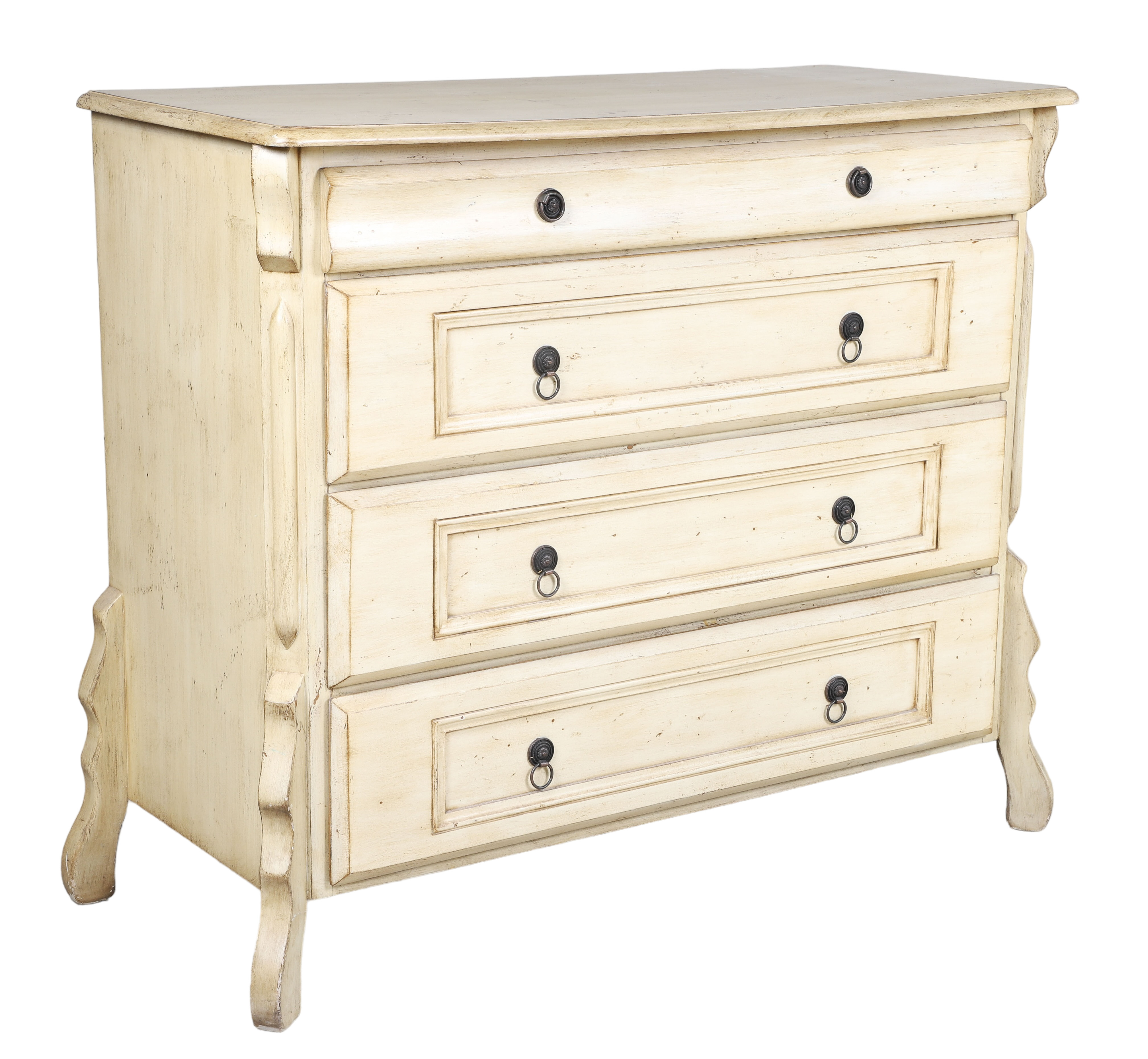 Contemporary paint decorated chest of