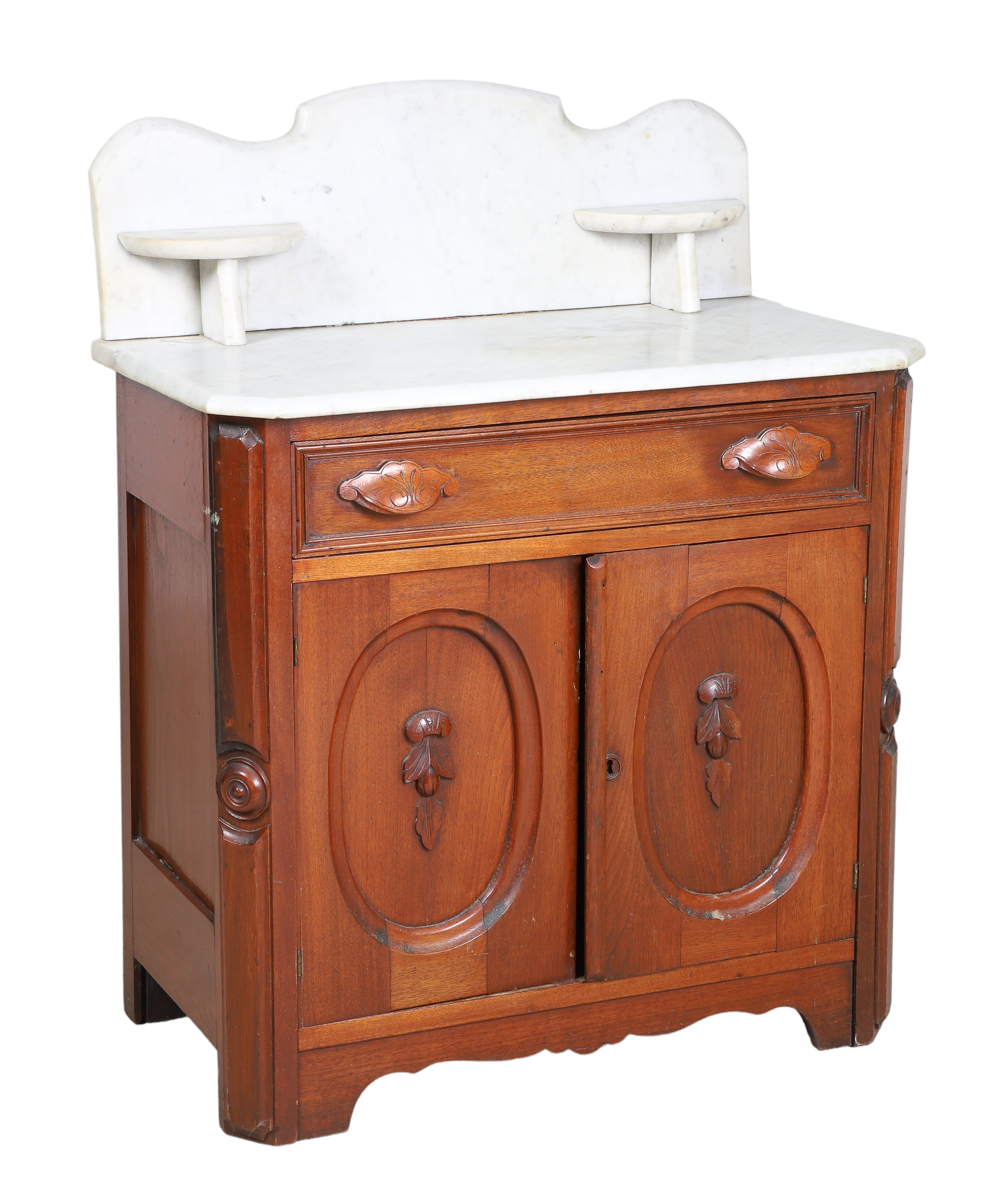 Victorian marbletop washstand, single