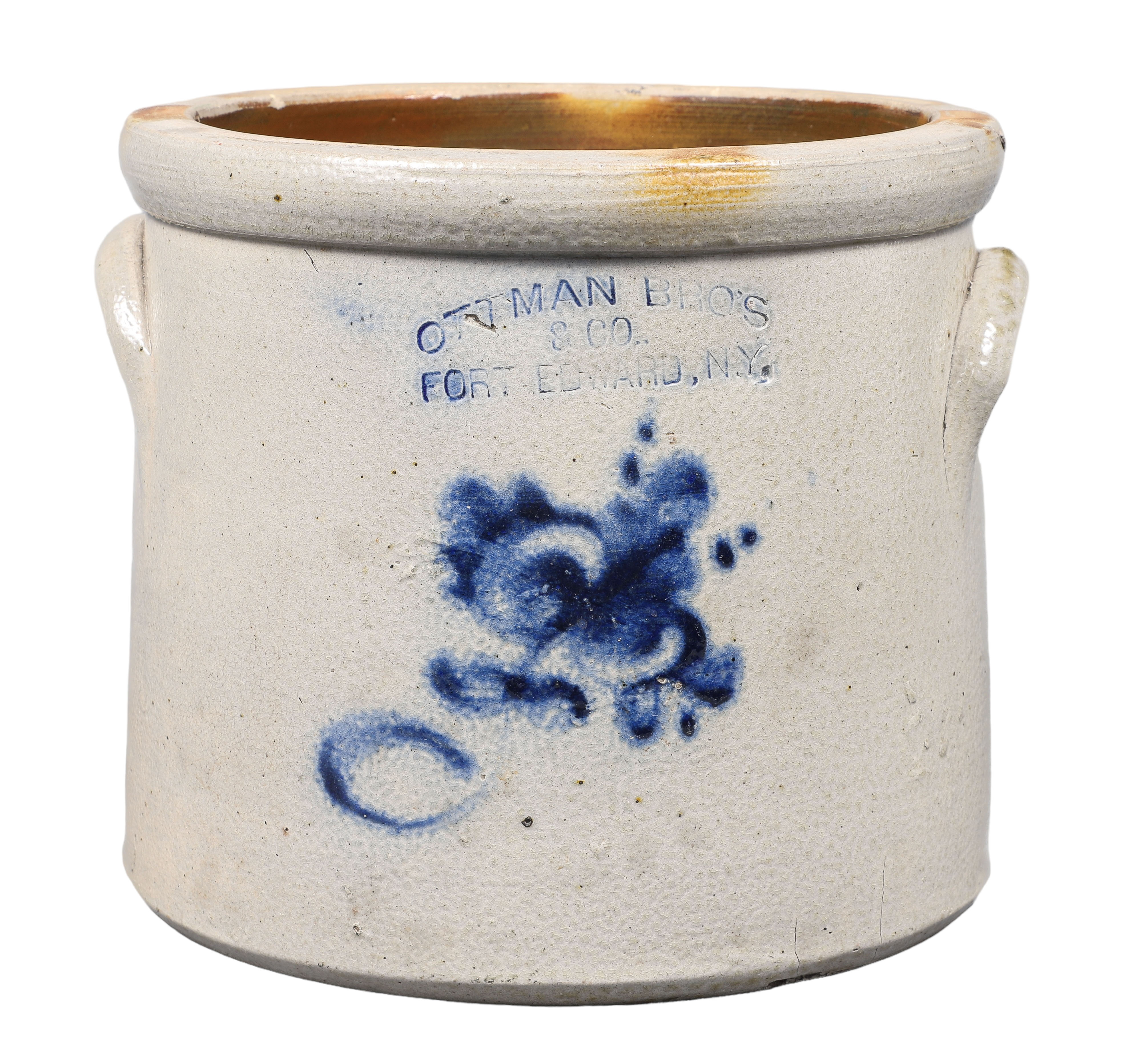 1-Gallon stoneware crock, Ottman Bros