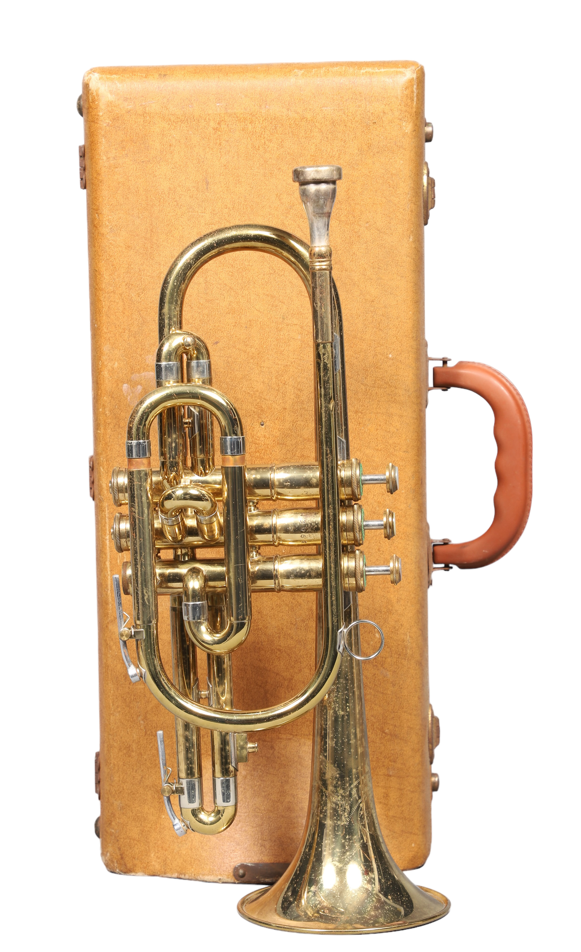 Olds Ambassador cornet trumpet, serial