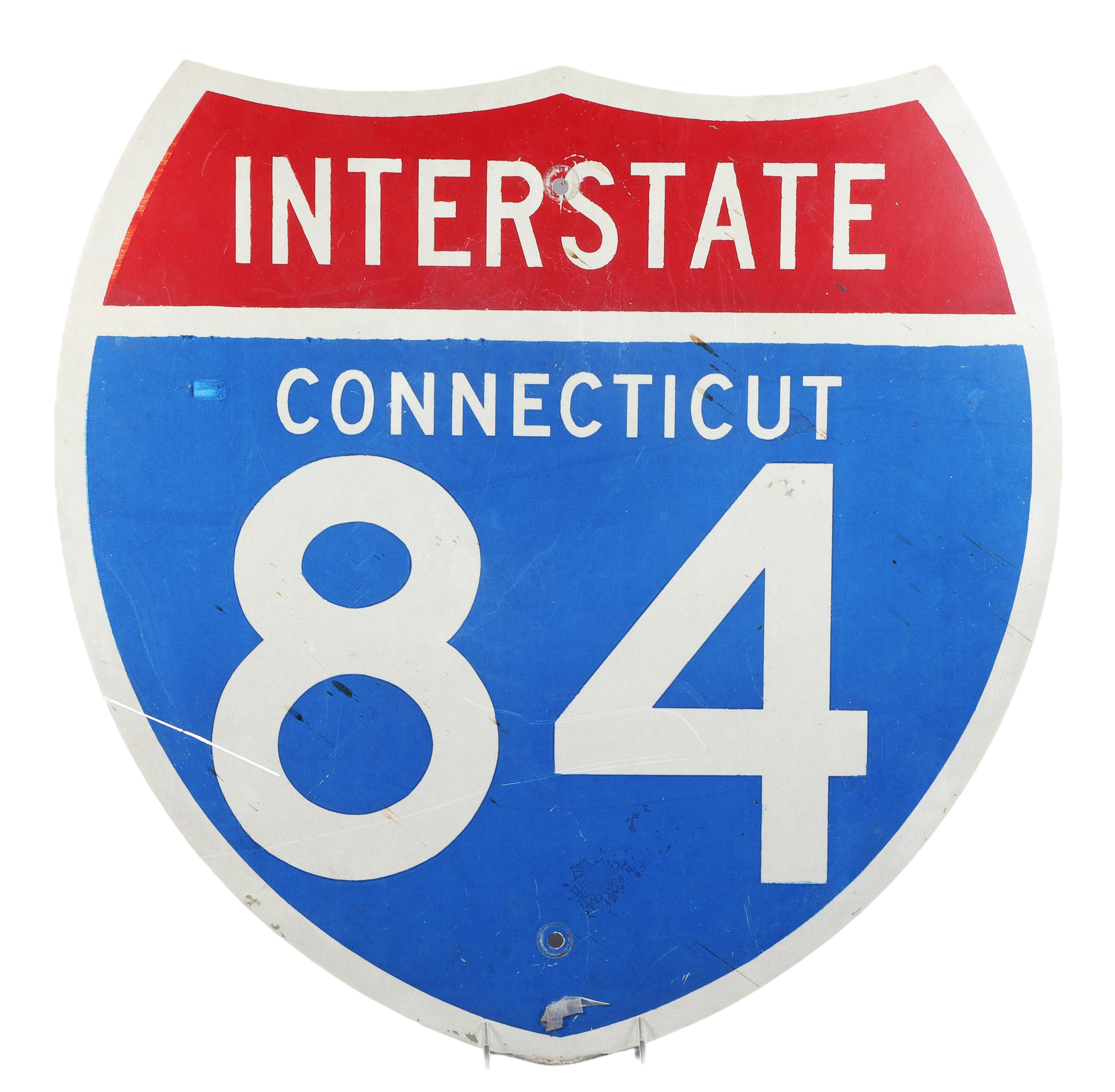 Connecticut Interstate 84 highway sign,